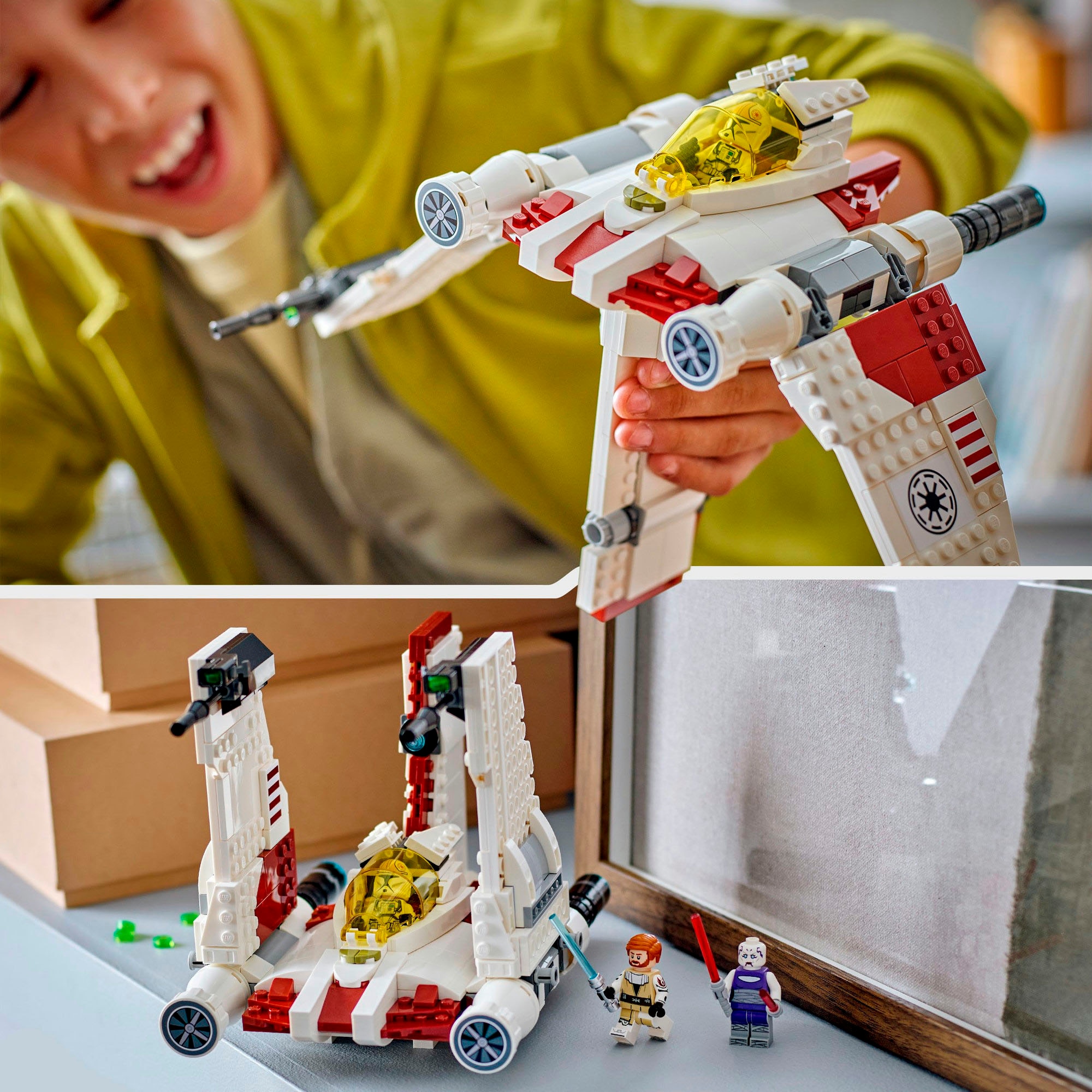 LEGO® Konstruktionsspielsteine »V-19 Torrent-Sternjäger (75432), LEGO Star Wars™«, (567 St.), Made in Europe