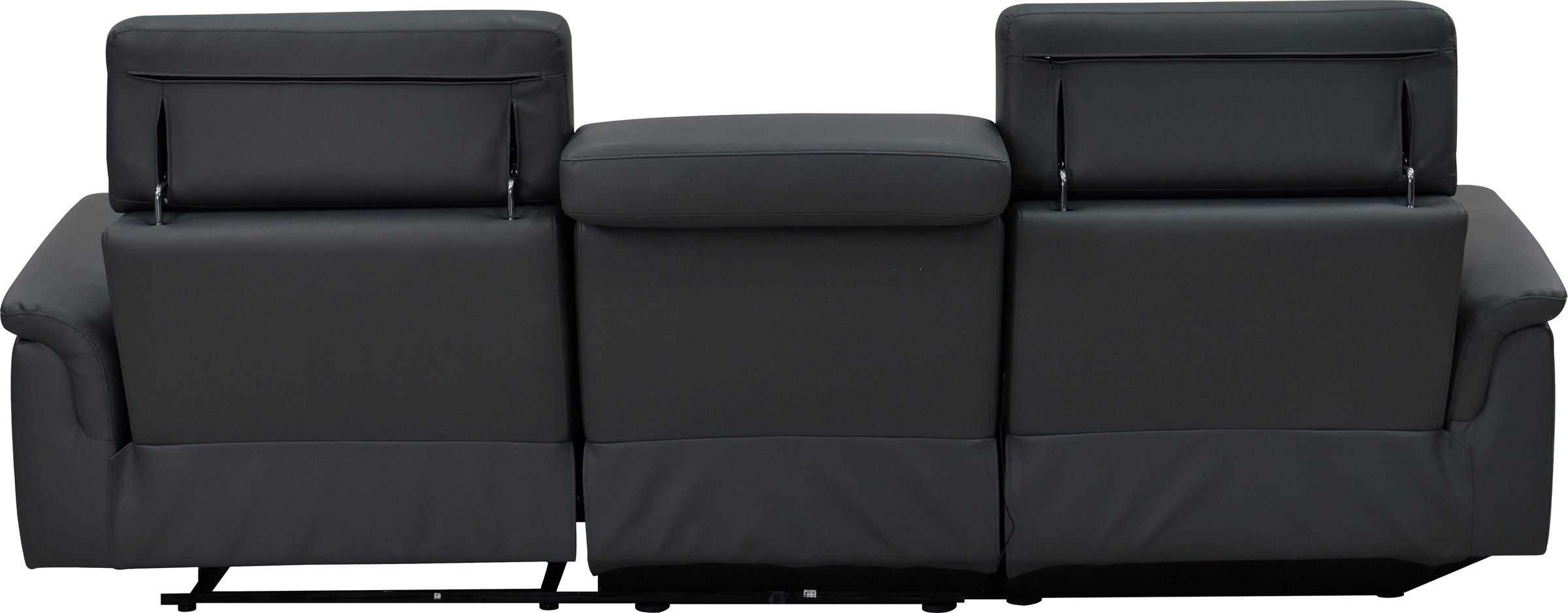 Places of Style Ecksofa »Pareli, L-Form, 259cm,m. Recamiere, Echtleder, Kunstleder, Webstoff«, man. o. elektr. Relaxfunktion, USB/Kopfteilverstellg u. LED
