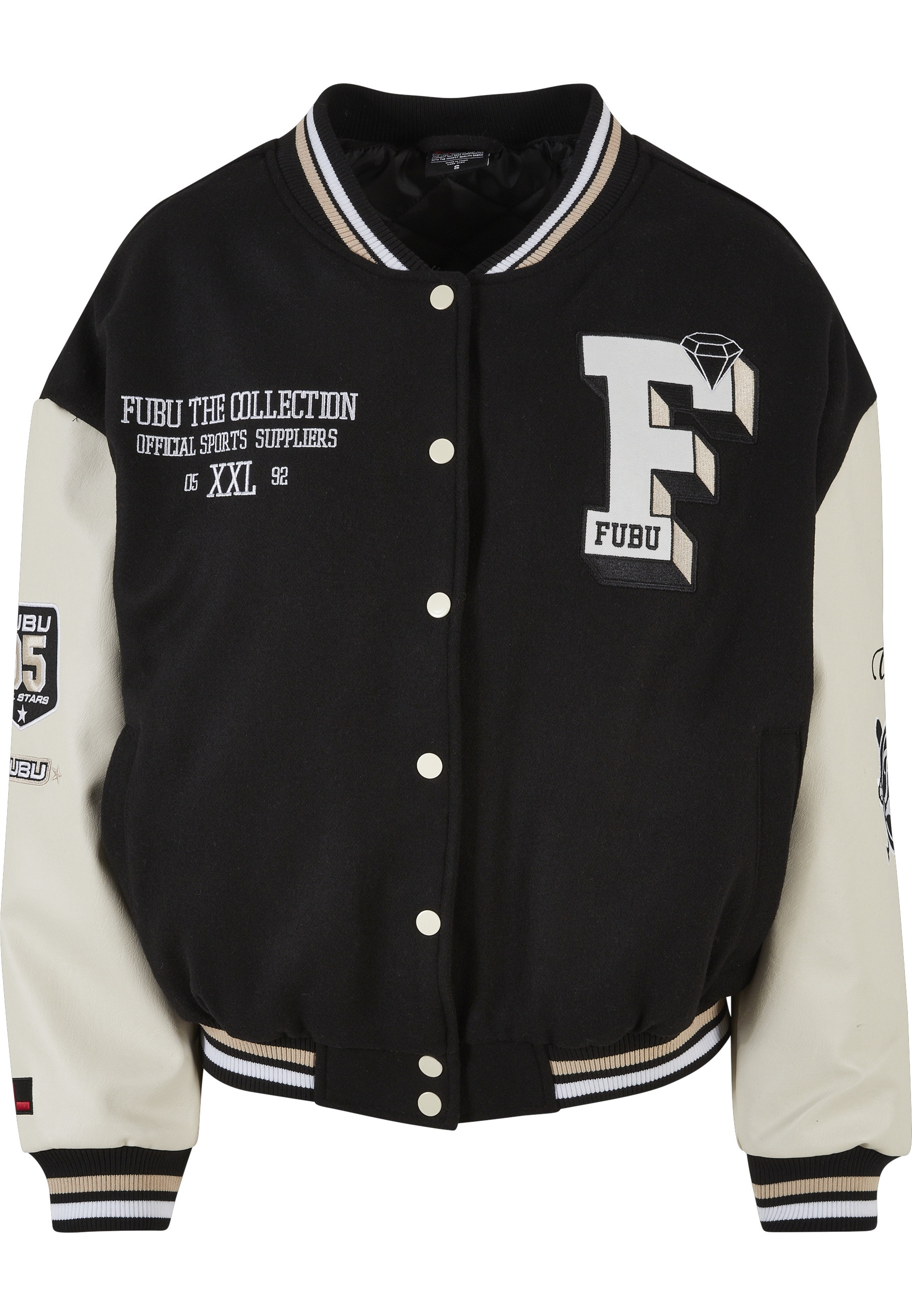 Fubu Anorak "Fubu Damen FW231-017-1 FUBU College Varsity Jacket" 1 Stk. tlg günstig online kaufen