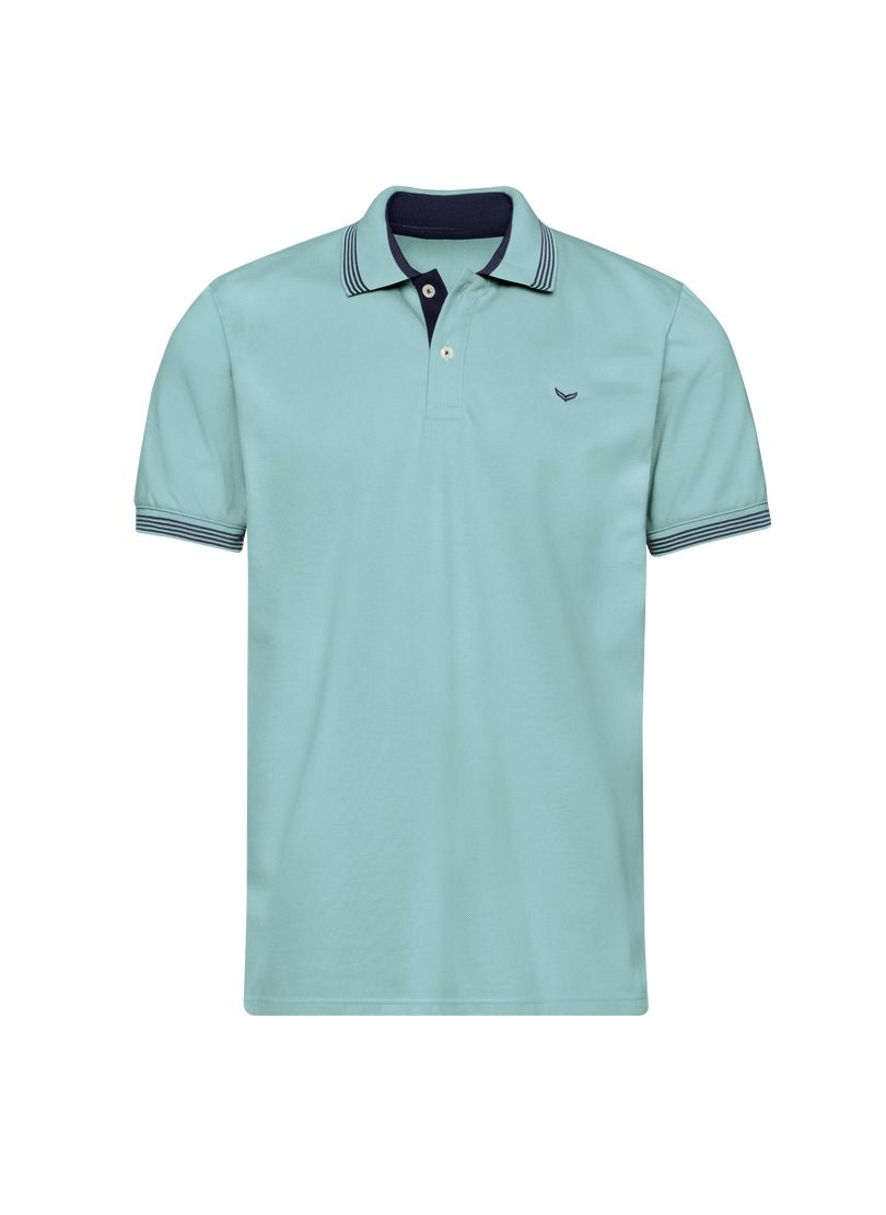 Trigema Poloshirt "TRIGEMA Poloshirt mit kontrastfarbigen Akzenten" 1 Stk. günstig online kaufen
