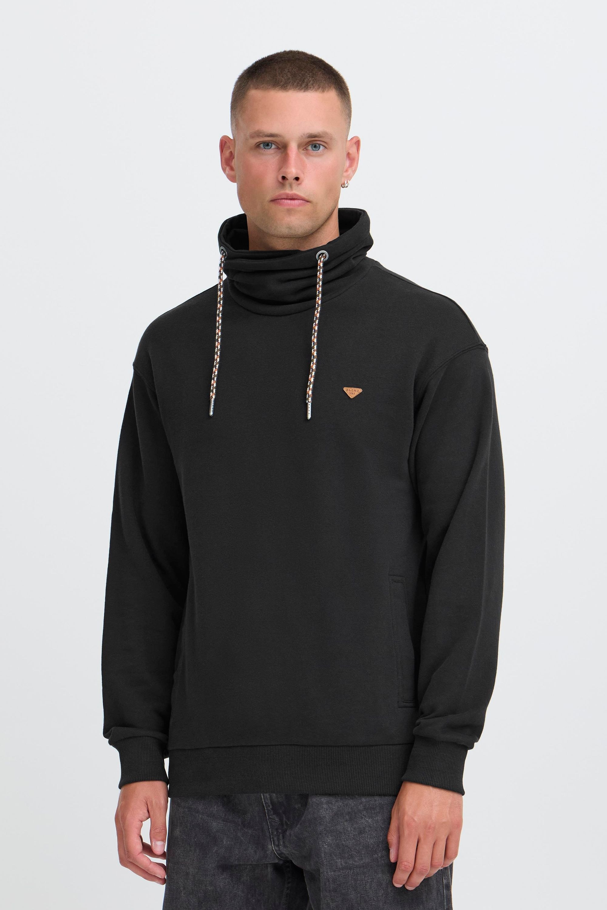 Blend Longpullover "BHLapol" Stilvoller Sweatpullover Tube-Kragen günstig online kaufen