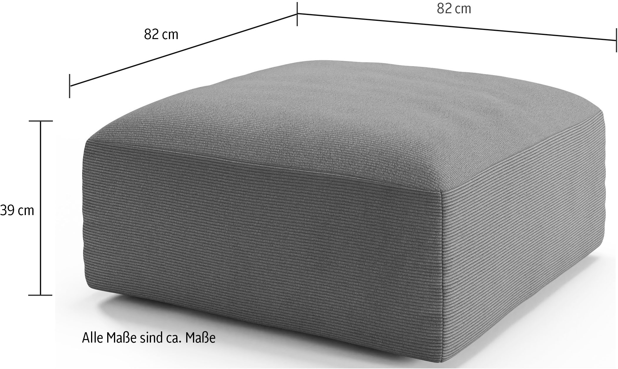 RAUM.ID Polsterhocker »Cushid«, Passend zur Serie Cushid