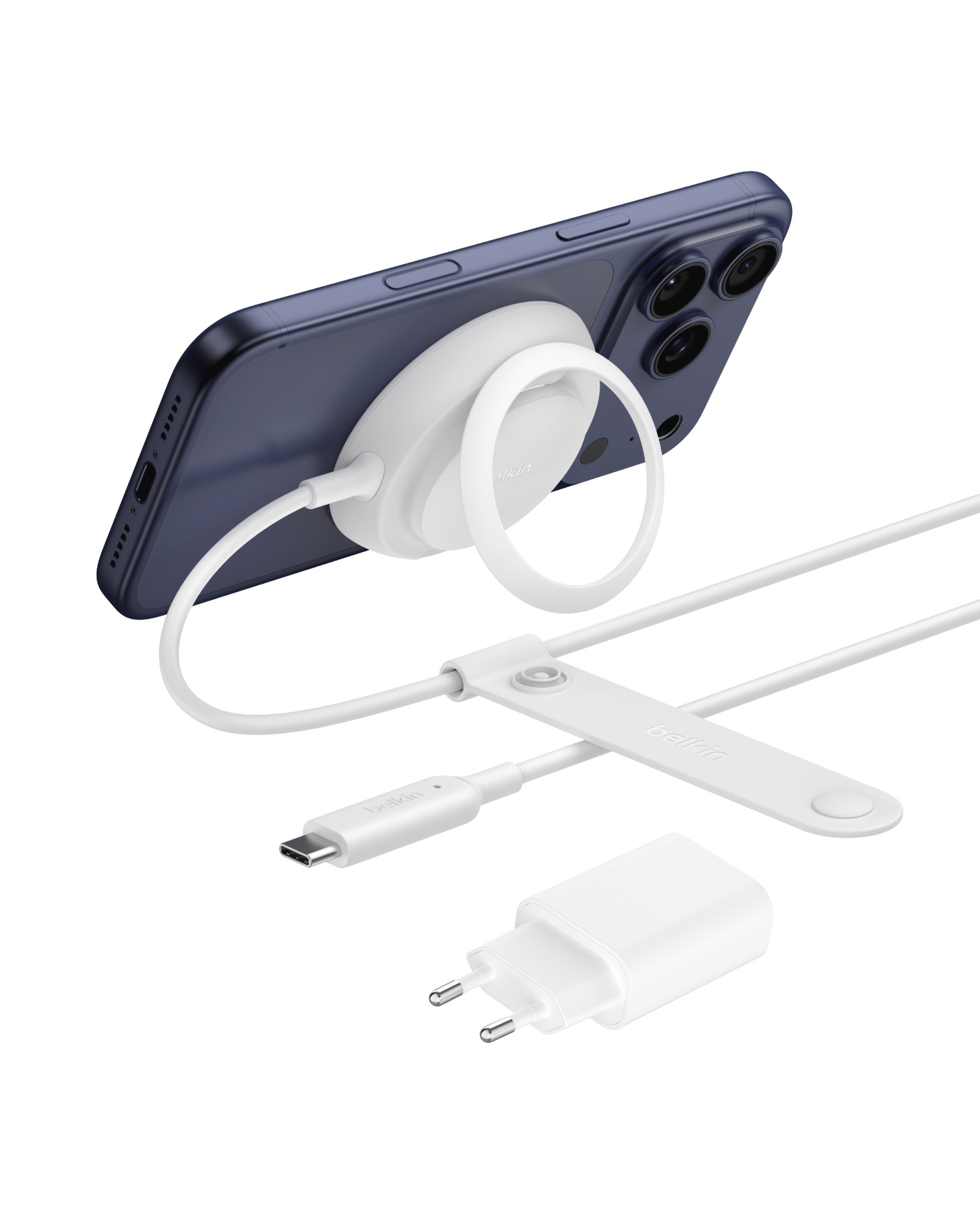 Belkin Wireless Charger »UltraCharge magnetisches Ladegerät Qi2 25 Watt mit Netzteil«