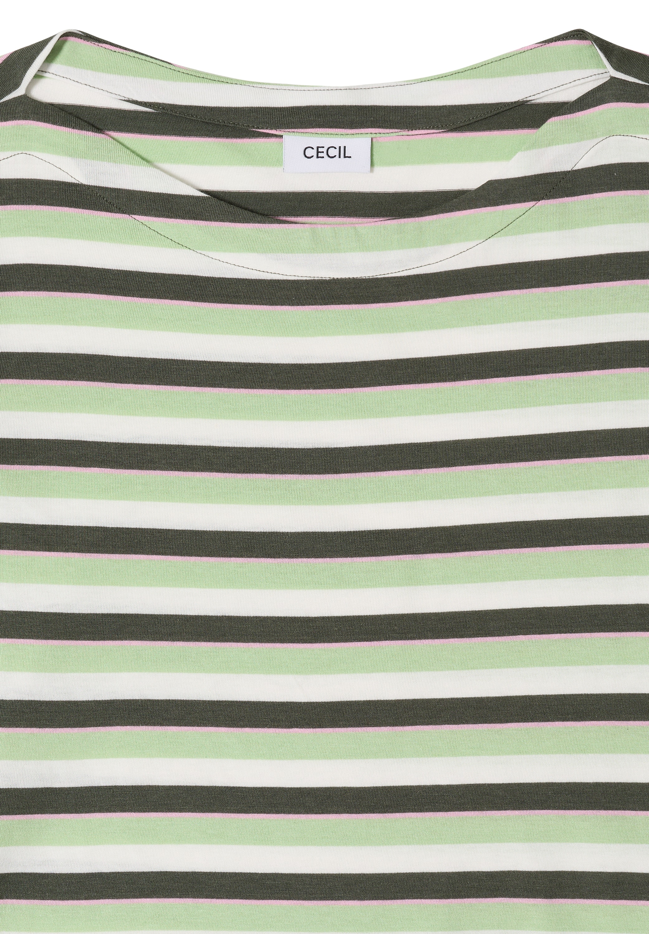 Cecil Rundhalsshirt mit U-Boot-Ausschnitt