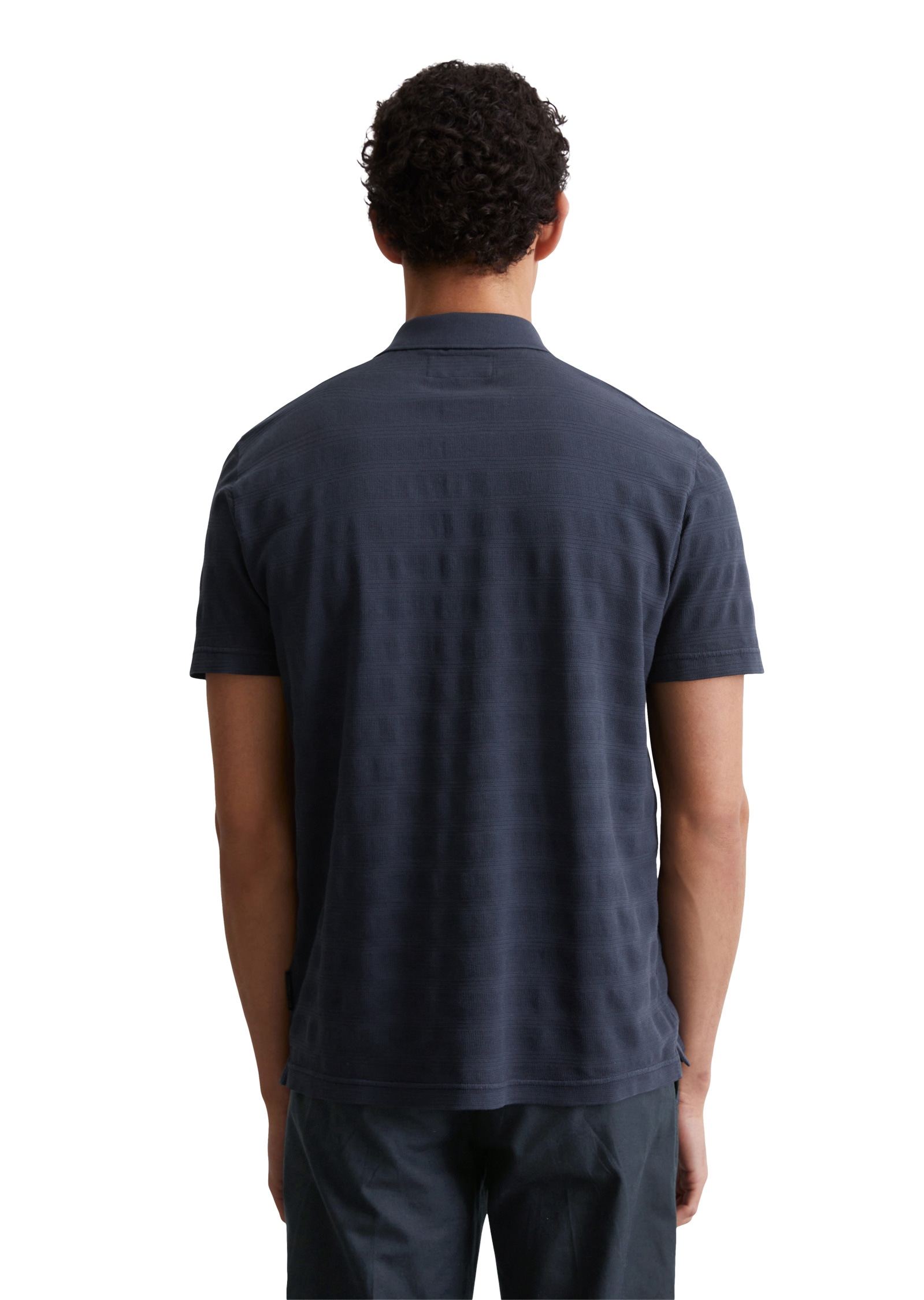 Marc O'Polo Poloshirt »mit Streifenstruktur«