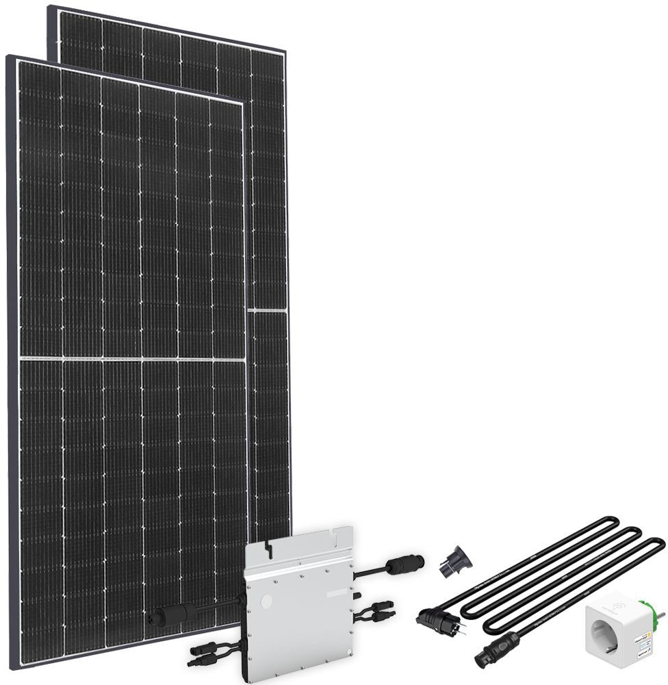 Solaranlage »Solar-Direct 830W HM-800«, Schukosteckdose, 5 m Anschlusskabel, ohne...