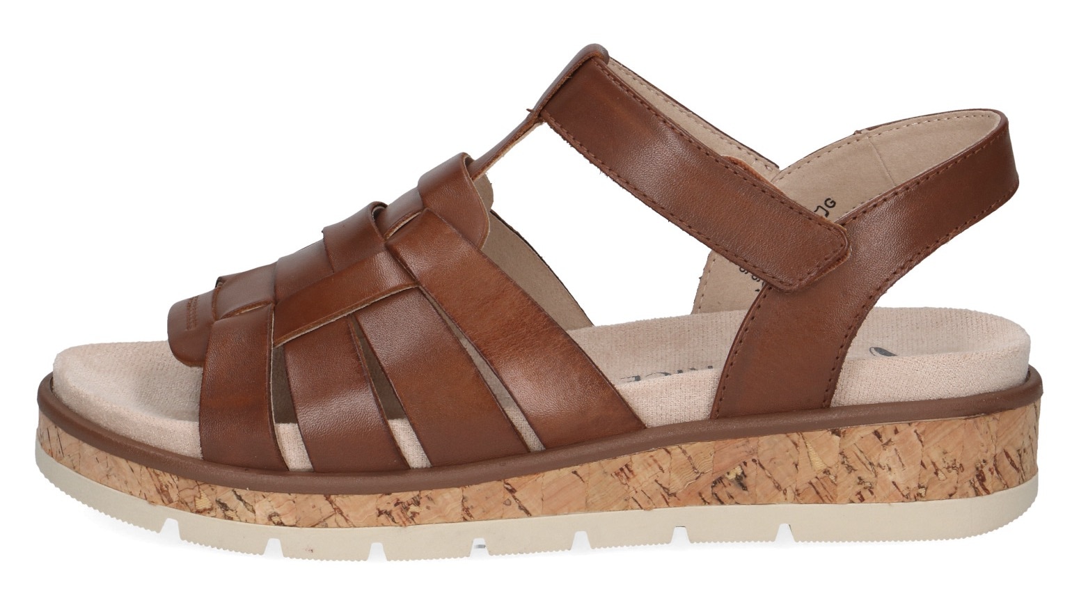 Caprice Keilsandalette, Sommerschuh, Bequemschuh im praktischem Klettverschluss