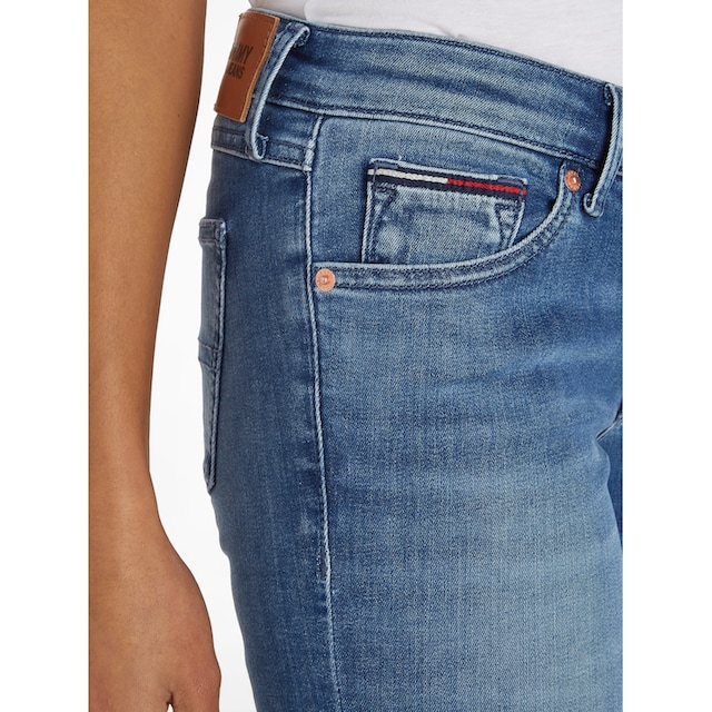 Jeans Labelapplikationen | bestellen Tommy BAUR dezenten Skinny-fit-Jeans, mit