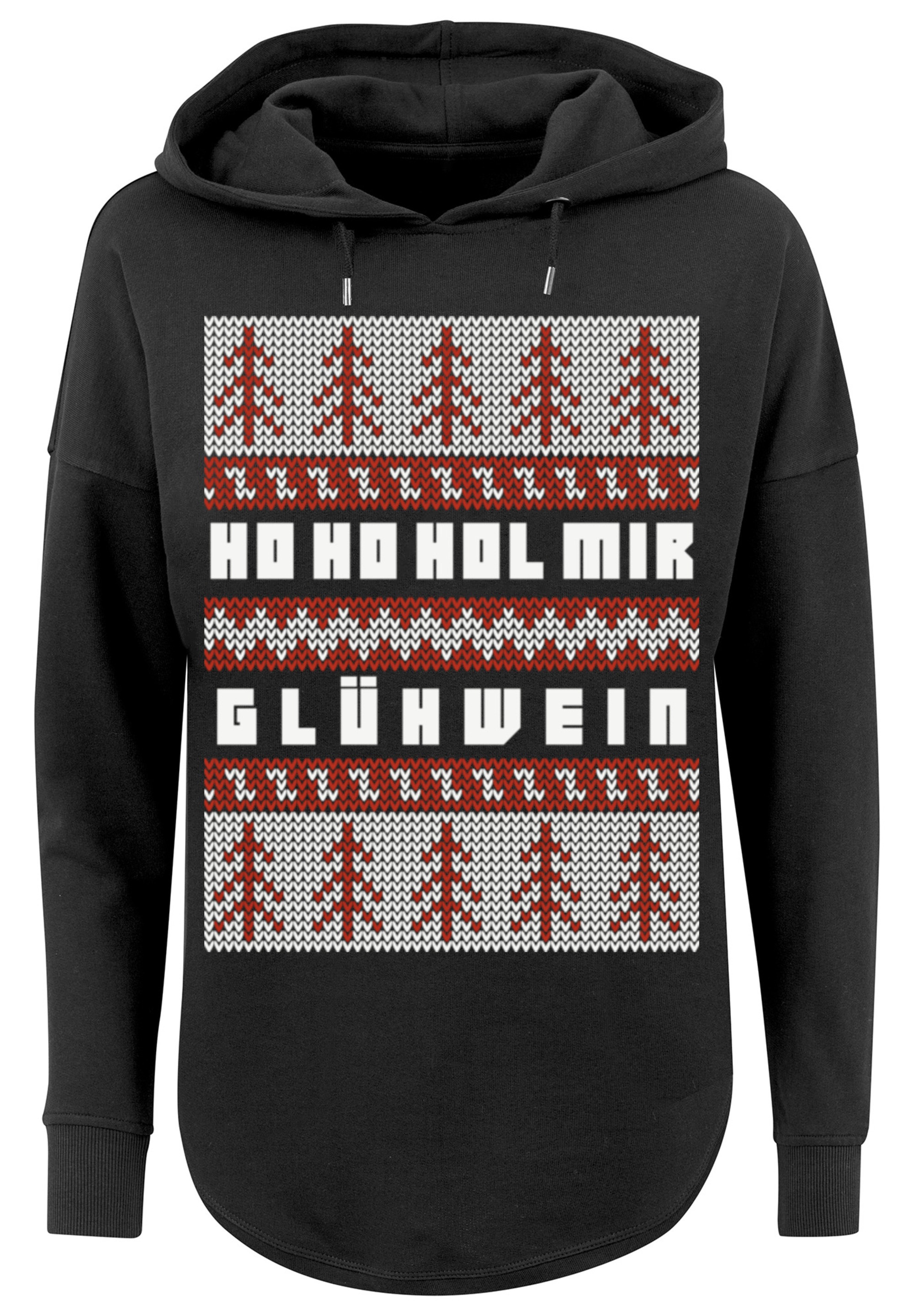 F4NT4STIC Kapuzenpullover "Ho Ho Hol mir Glühwein Weihnachten", Print günstig online kaufen