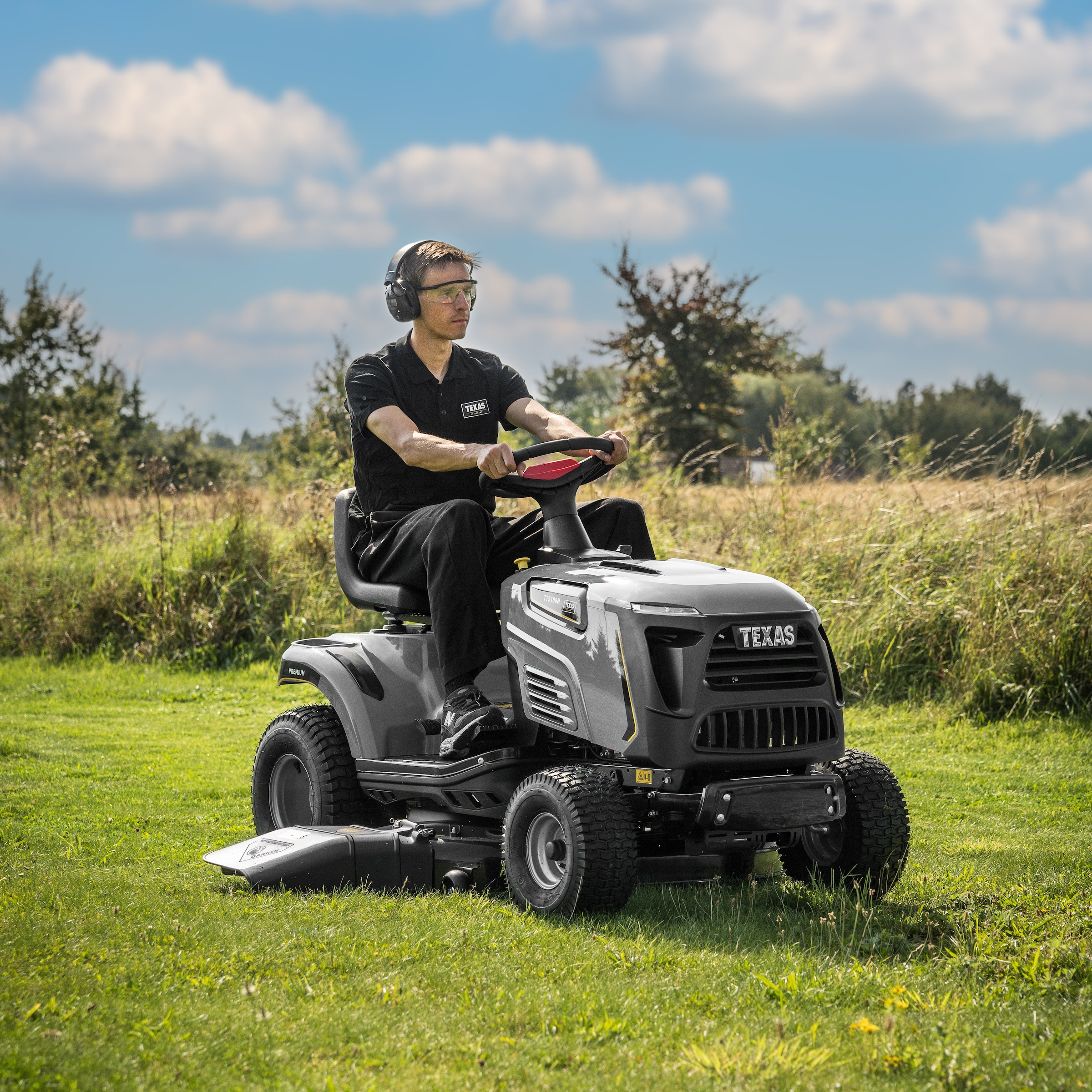 Texas Rasentraktor »Premium TTS108H SET«