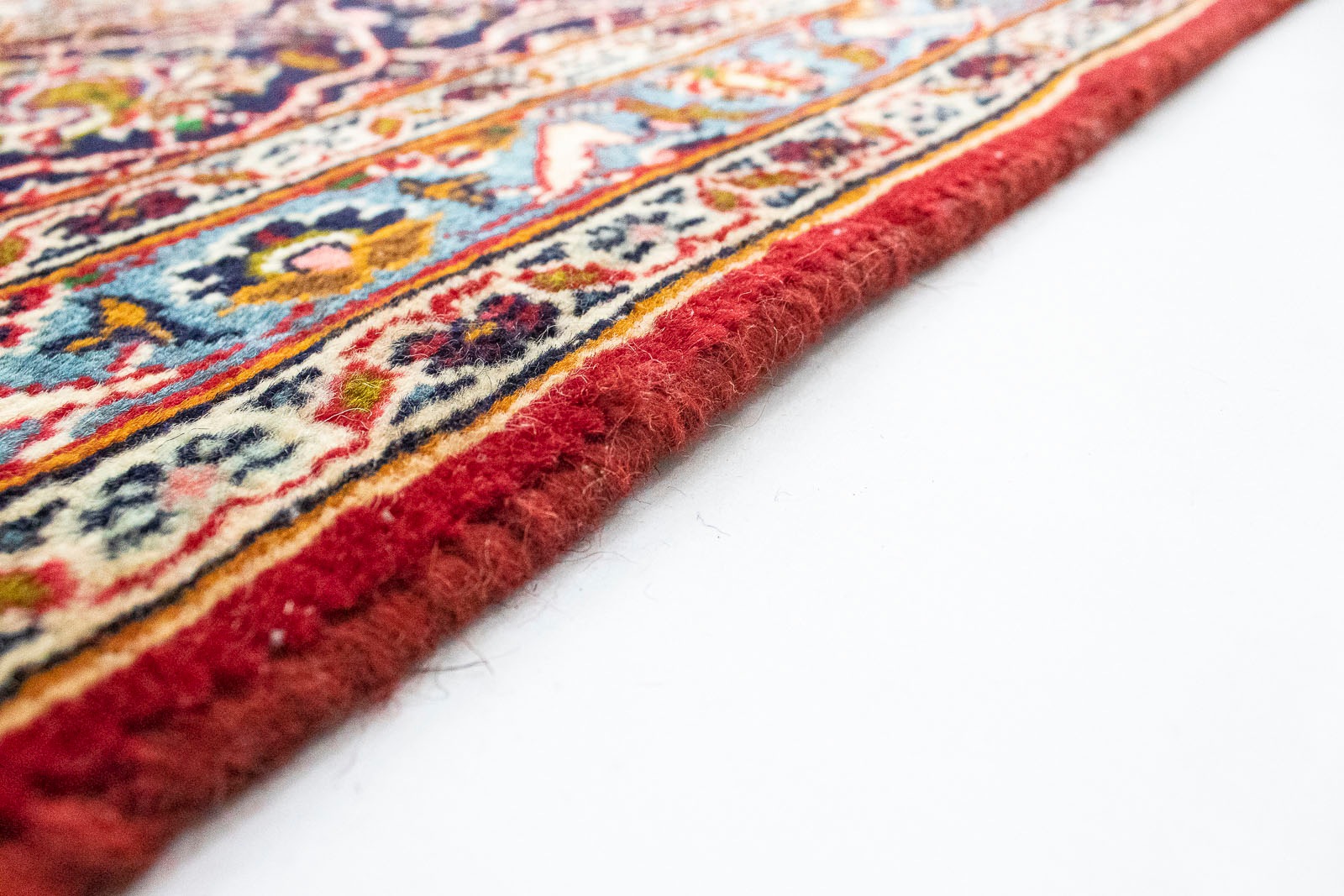 morgenland Wollteppich »Keshan Teppich handgeknüpft rot«, rechteckig
