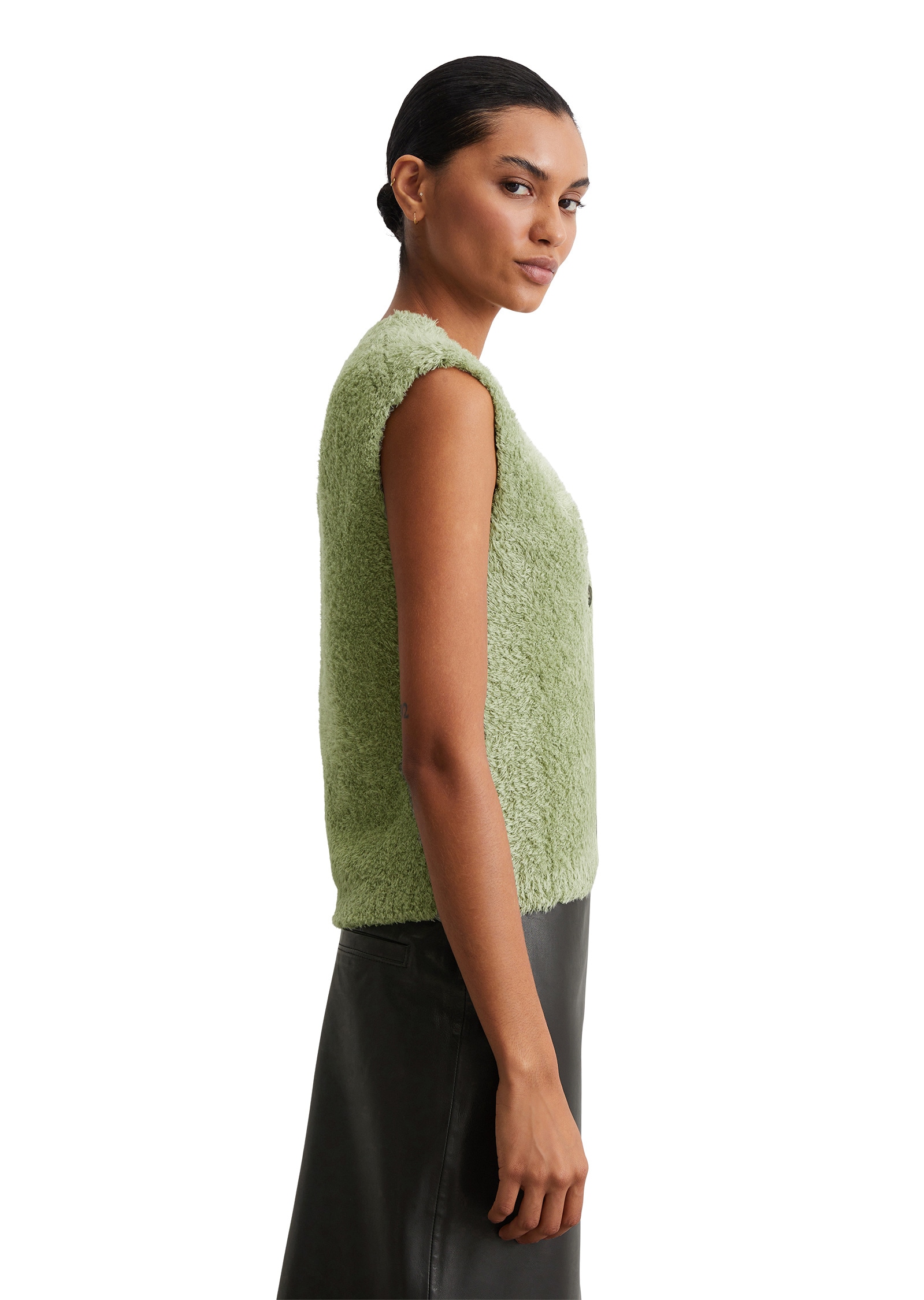 Marc O'Polo Strickweste »aus flauschigem Baumwollgarn«