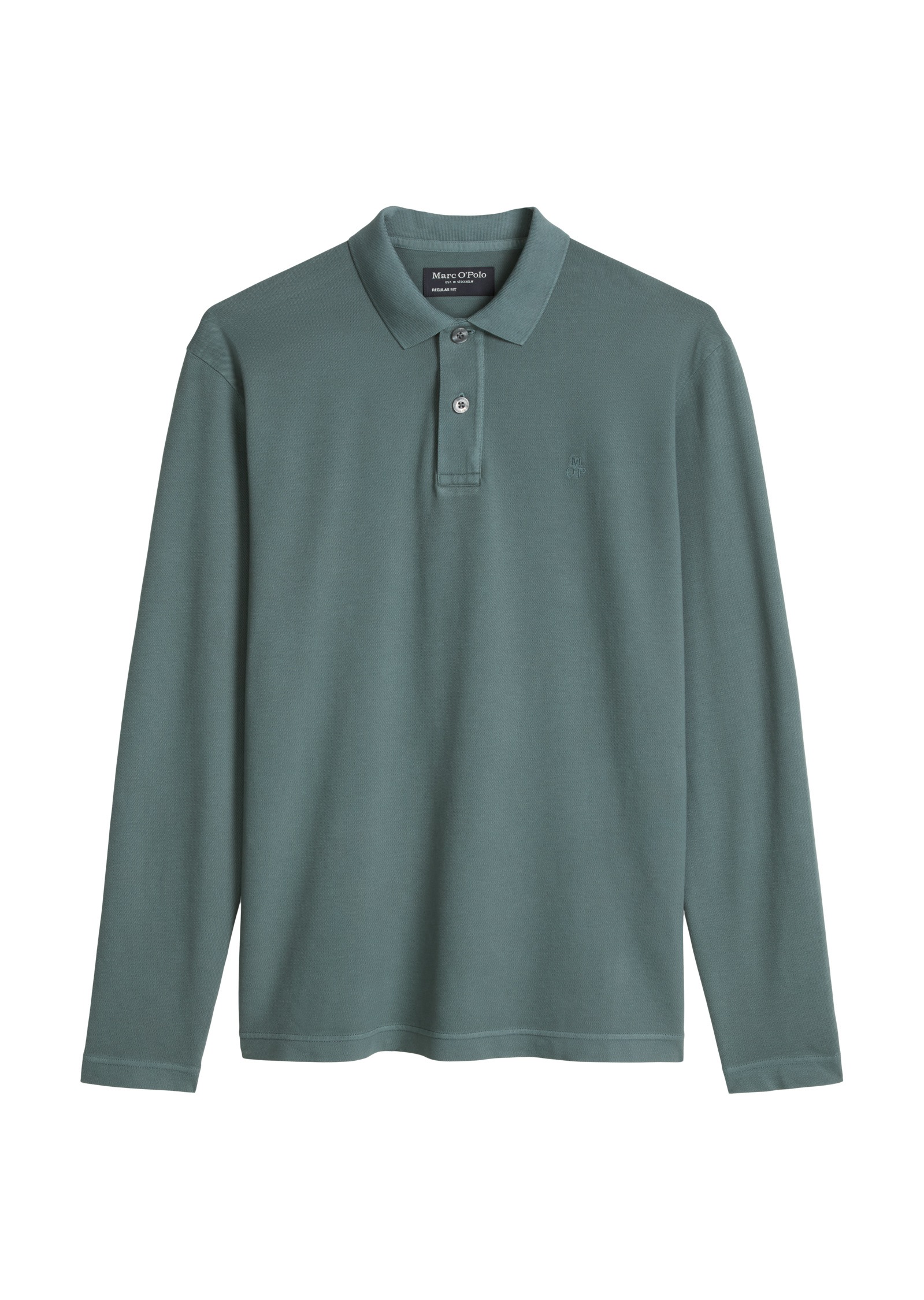Marc O'Polo Langarm-Poloshirt »aus Bio-Baumwolle mit Elasthan«