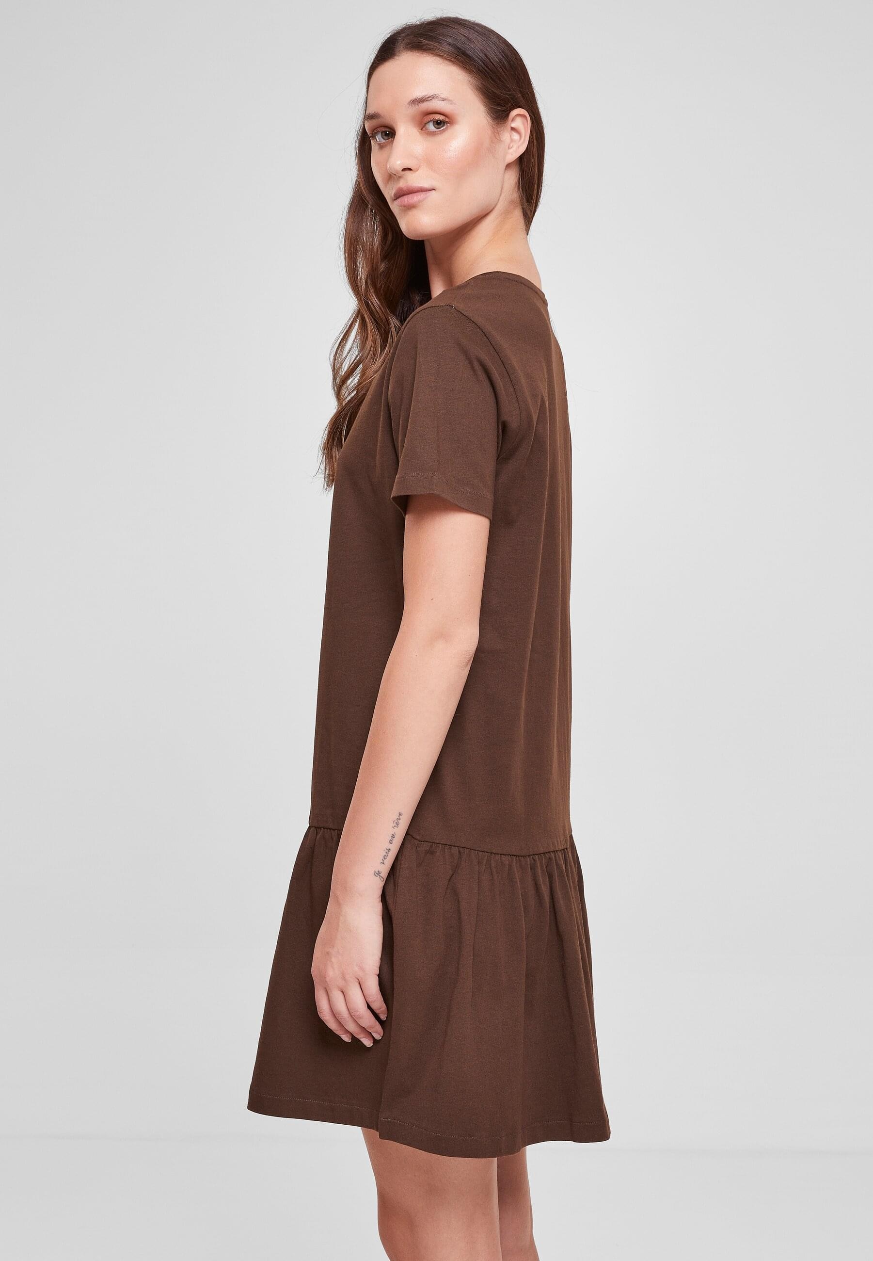 URBAN CLASSICS Shirtkleid »Urban Classics Damen Ladies Valance Tee Dress«, (1 tlg.)