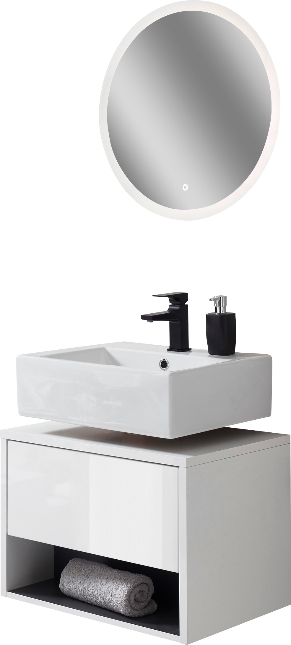 Home affaire Badmöbel-Set "Studio Line, Bad im modernen Design, 2-teiliges günstig online kaufen