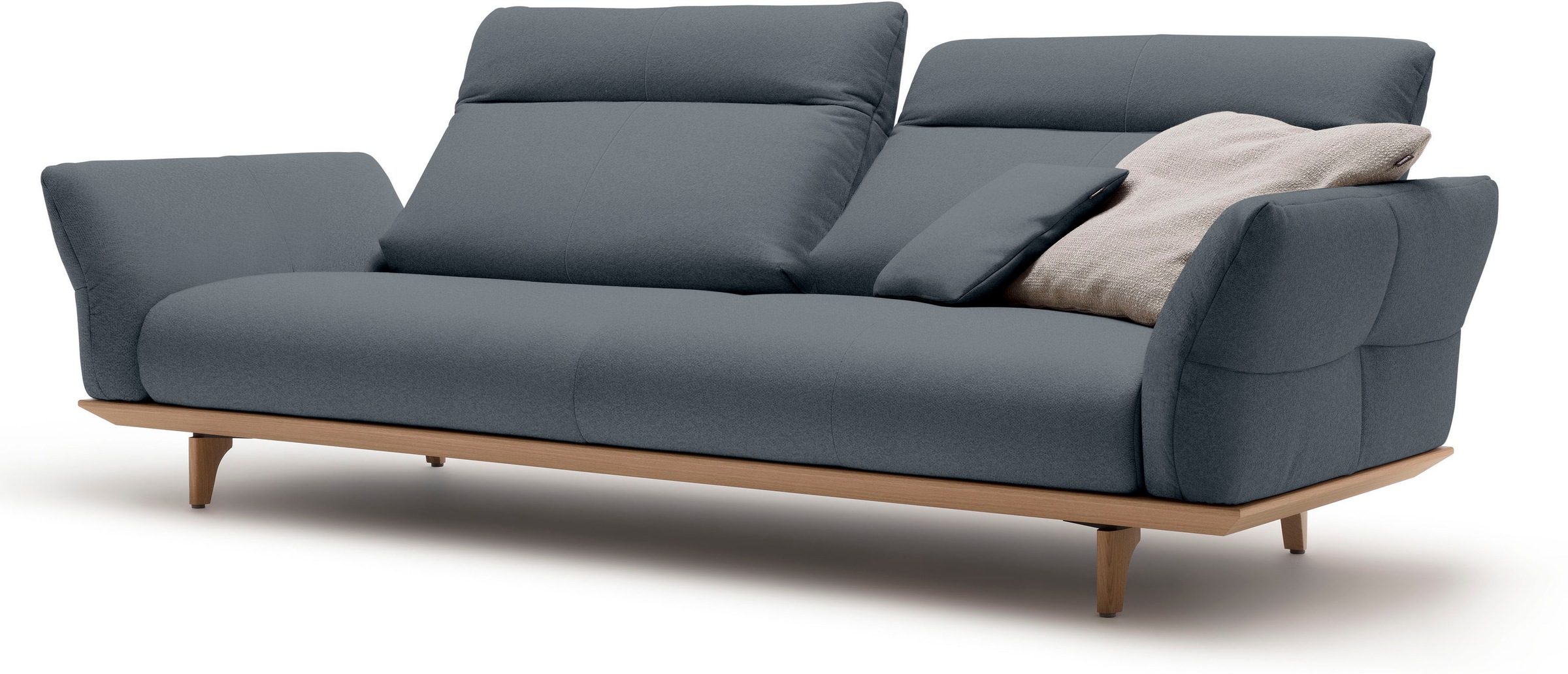 Creation BY ROLF BENZ 3,5-Sitzer »CR.460«, Sockel in Eiche, Füße Eiche natur, Breite 228 cm