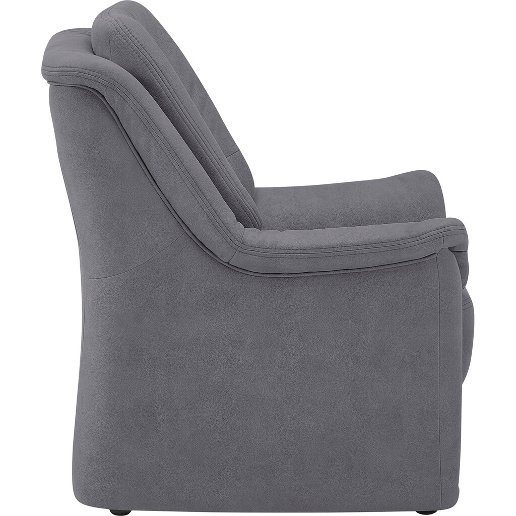 VILLA BECK Sessel »Como«, mit Einzug im Rücken und Bodenfreiheit, Breite 83cm