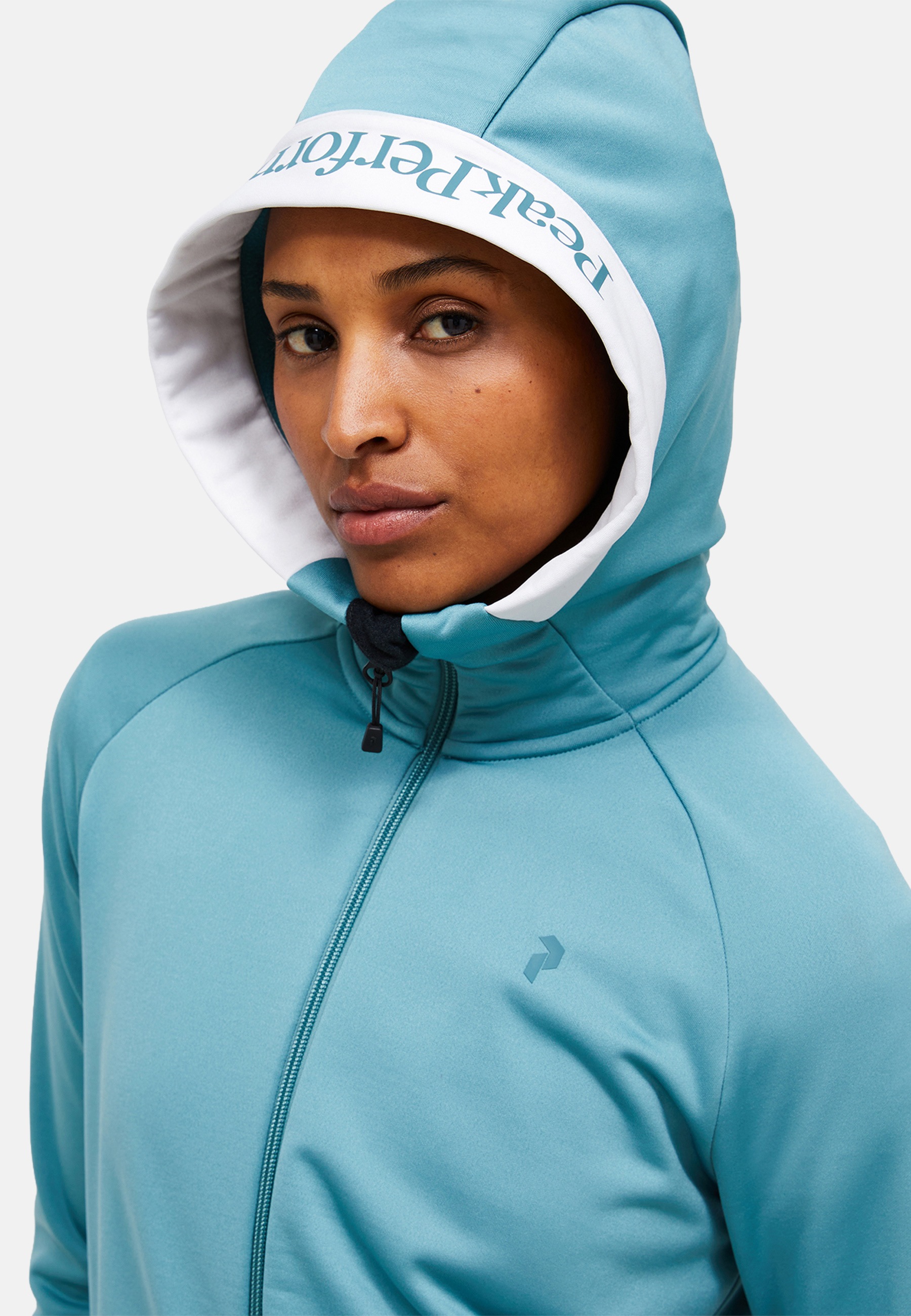 Peak Performance Fleecejacke »W Rider Essentials Midlayer Zip Hood« mit sportivem Design