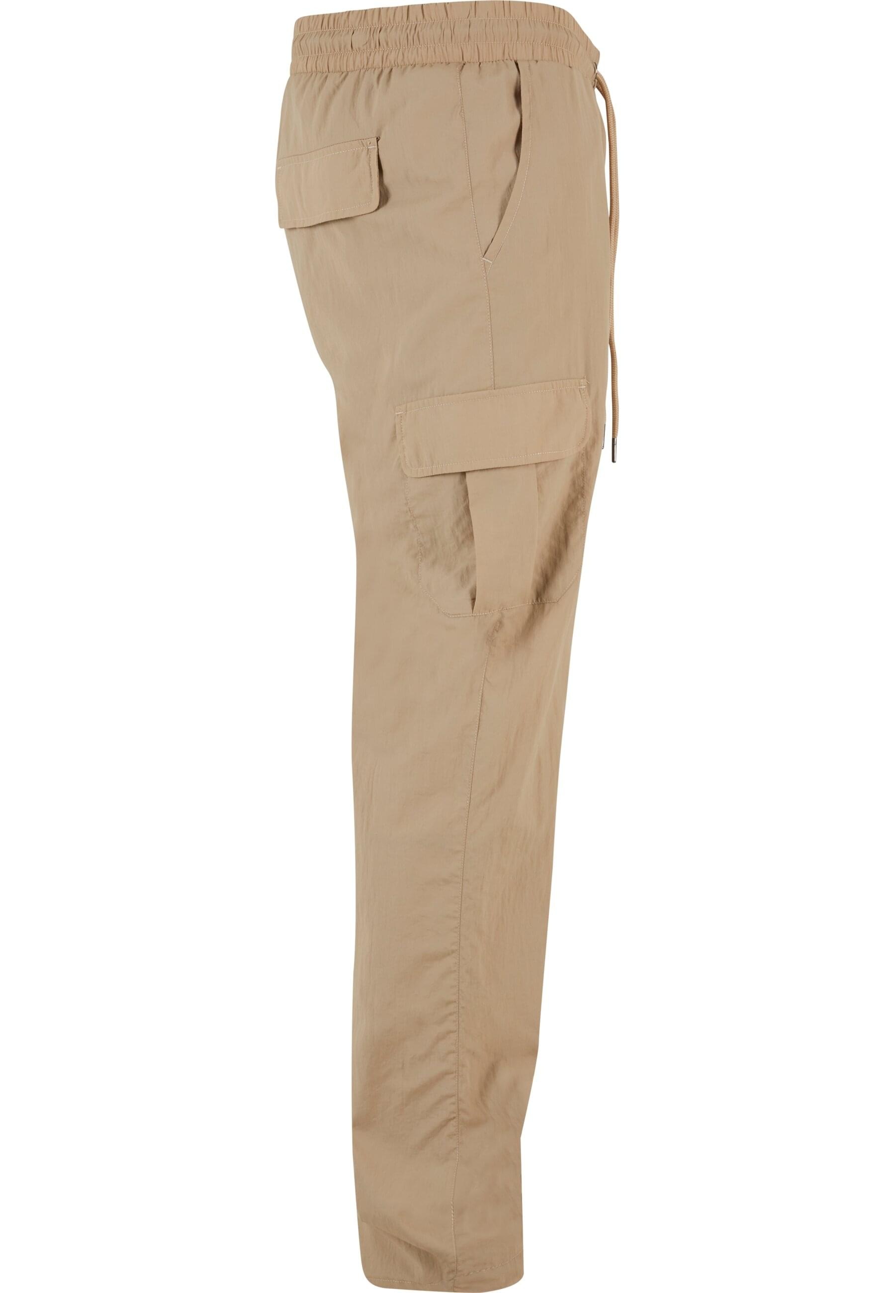 URBAN CLASSICS Cargohose »Urban Classics Herren Straight Leg Nylon Cargo Pants«, (1 tlg.)