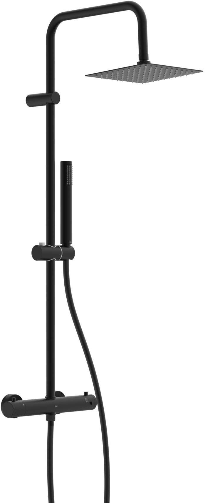 welltime Brausegarnitur "Porto" Duschsystem inkl. Thermostat mit Sicherheit günstig online kaufen