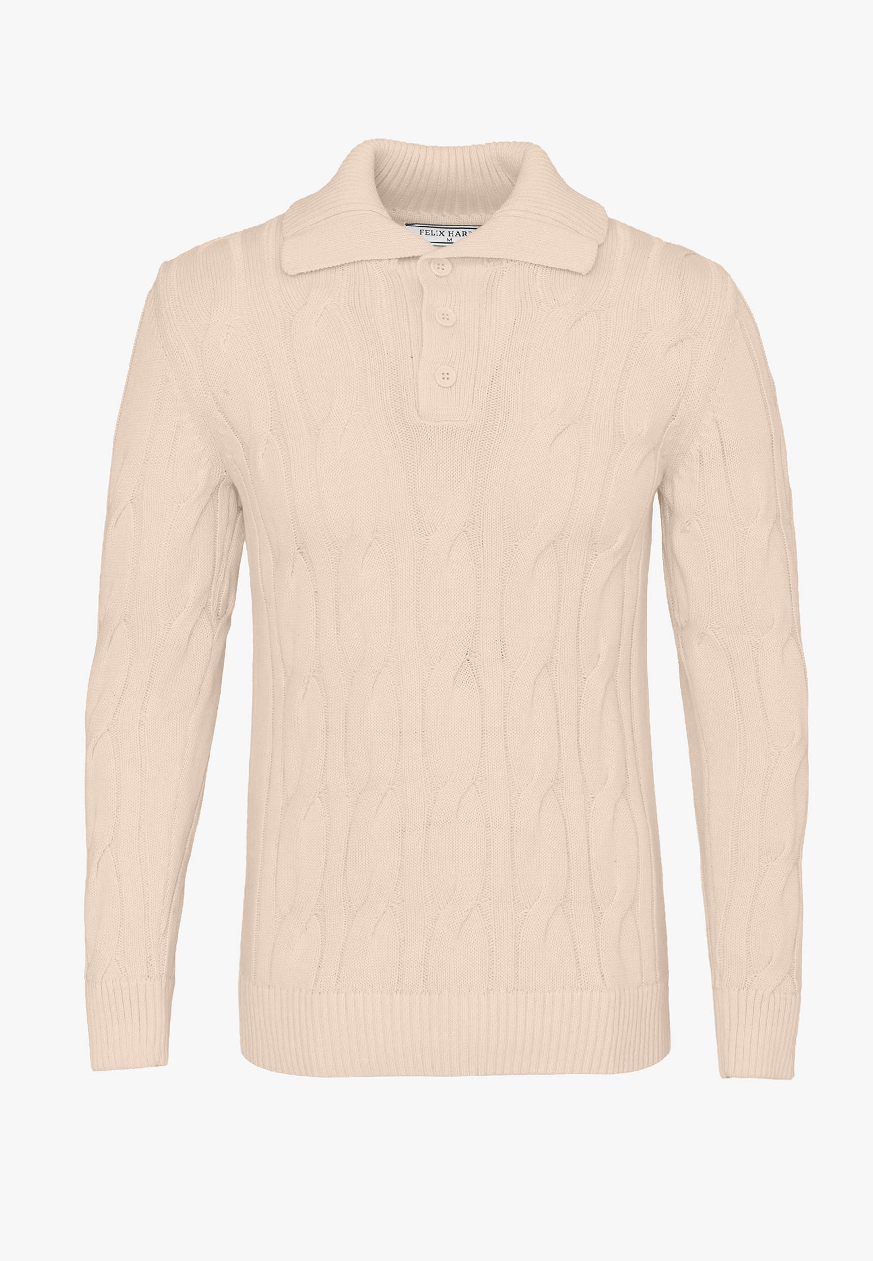 Felix Hardy Polokragenpullover "Pullover mit Polo-Kragen"