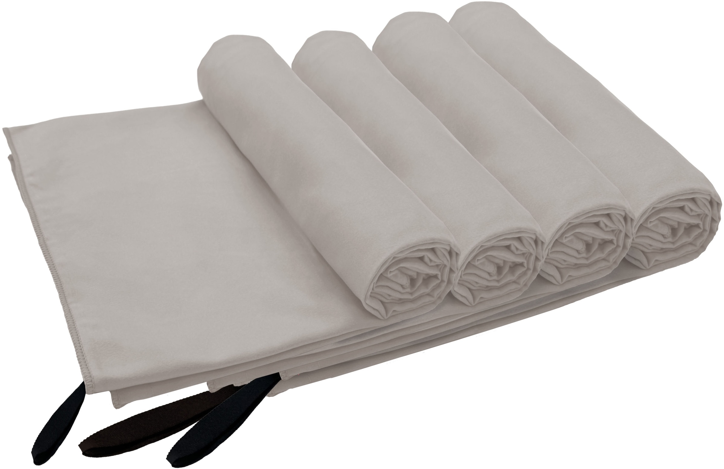 my home Handtücher "Xavi, 4 Teile, ideal als Sporthandtuch, Reisehandtuch, günstig online kaufen