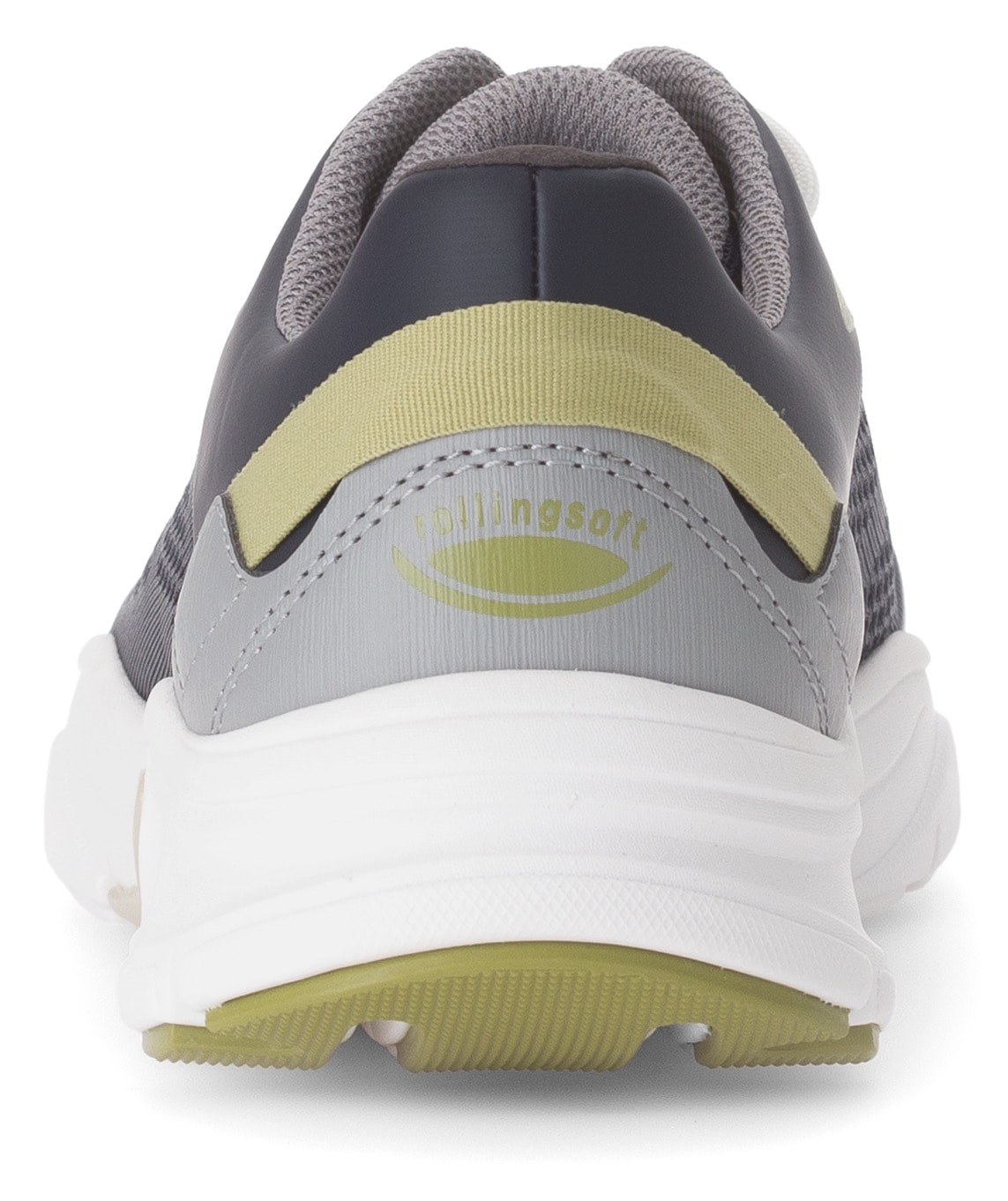Gabor Rollingsoft Keilsneaker, Freizeitschuh, Halbschuh, Schnürschuh mit Kontrastbesätzen, Weite G