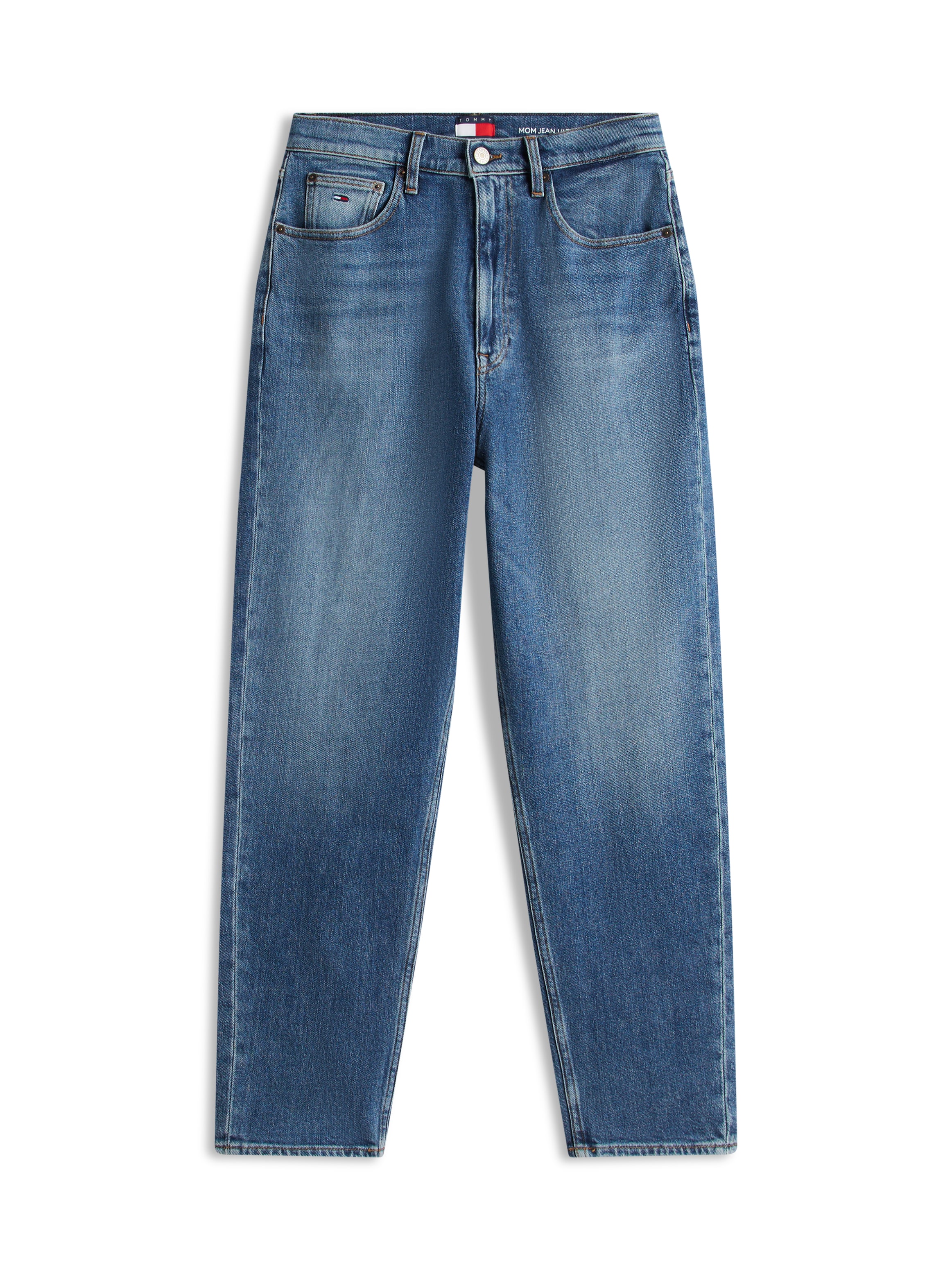 Tommy Jeans Mom-Jeans »MOM JEAN UH TPR« Tapered Mom Jeans mit ultrahohem Bund