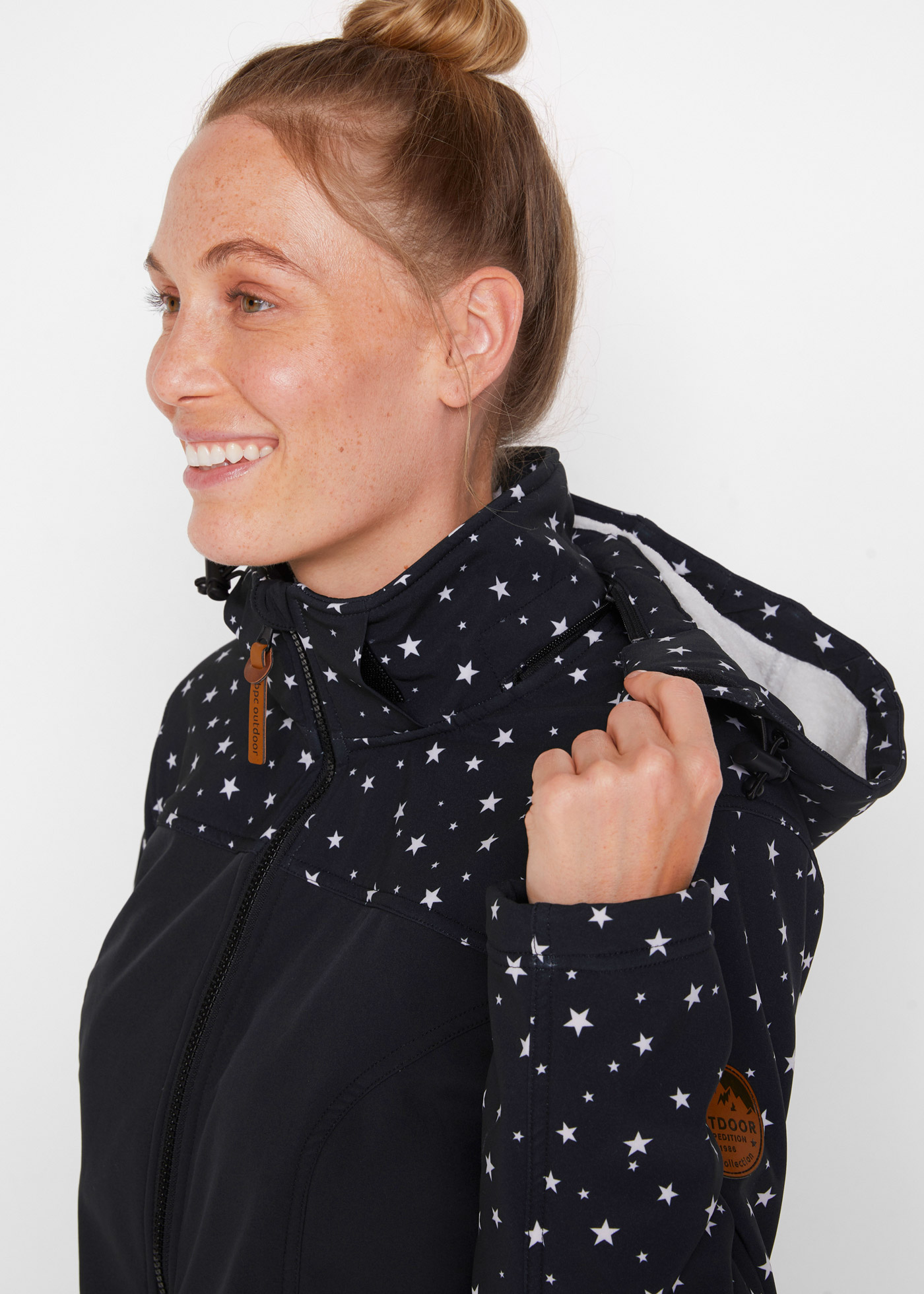 Thumbnail - bonprix Softshelljacke mit Kapuze