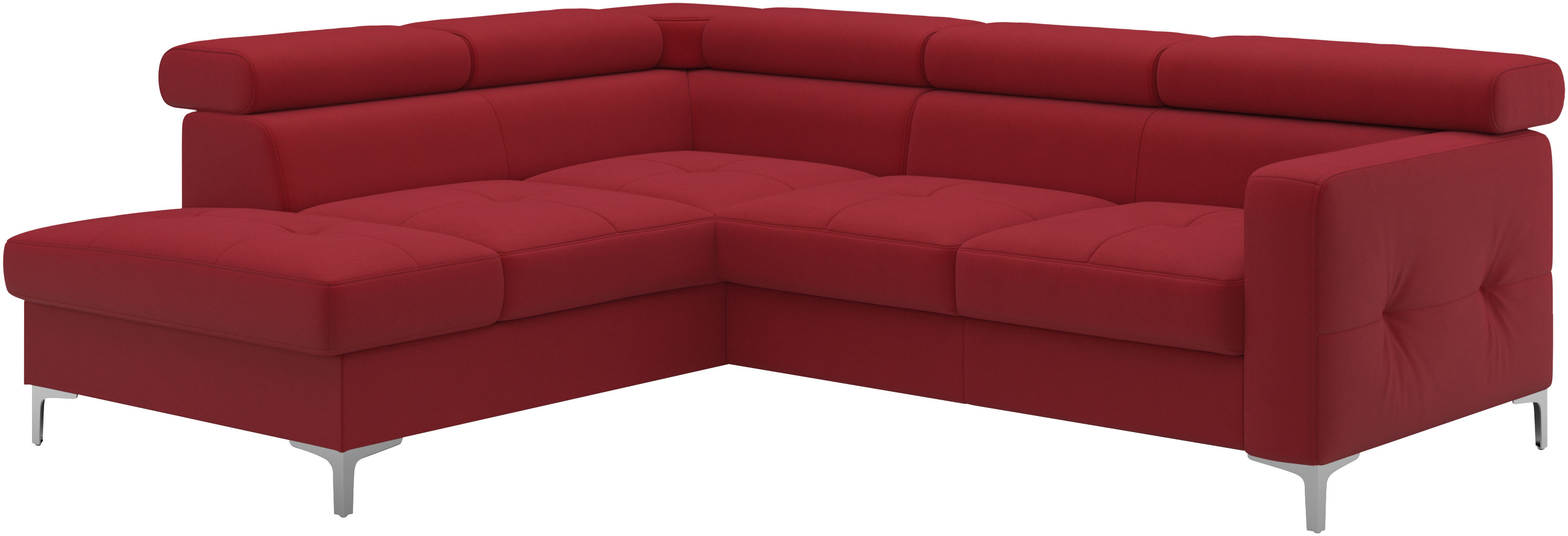 Thumbnail - COTTA Ecksofa "Sammy L-Form", inklusive Kopfstützen-Höhenverstellung, wahlweise mit Bettfunktion