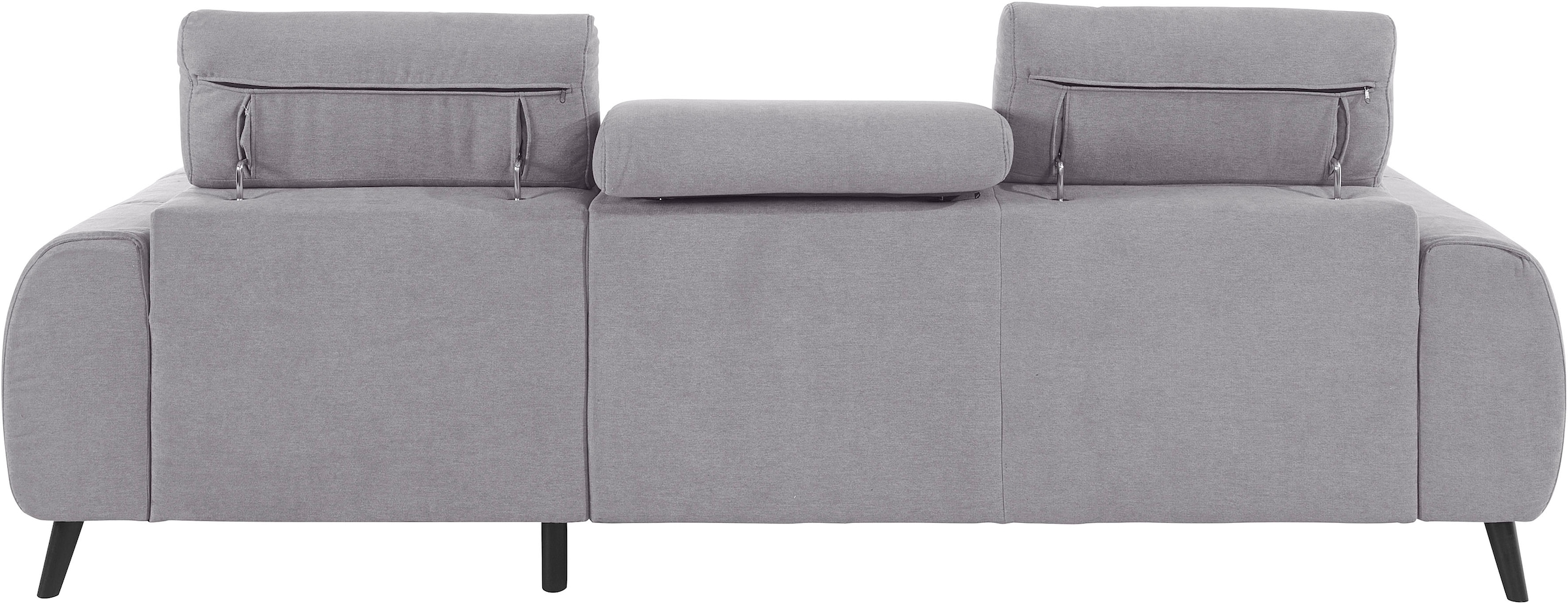 COTTA Ecksofa »Mia L-Form«, 3-tlg.-Kissen-Set, Recamiere, wahlweise mit oder ohne RGB-Beleuchtung