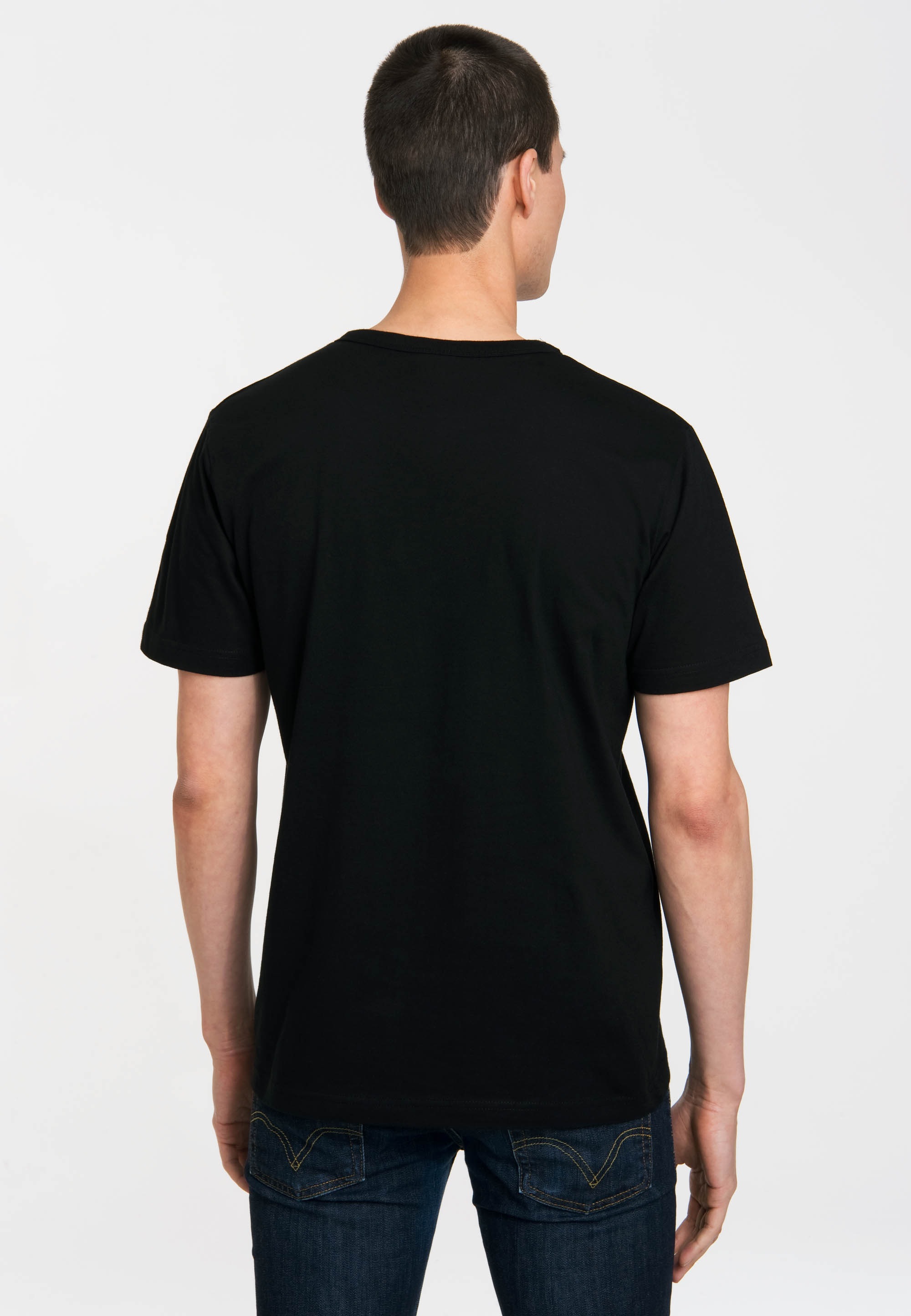 LOGOSHIRT T-Shirt »Pac-Man - Jumping«, mit Pac Man-Print