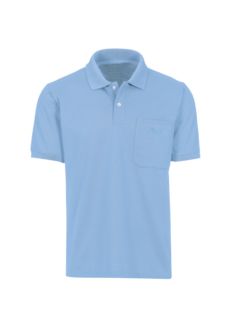 Trigema Poloshirt »TRIGEMA Polohemd mit Brusttasche«, (1 tlg.)