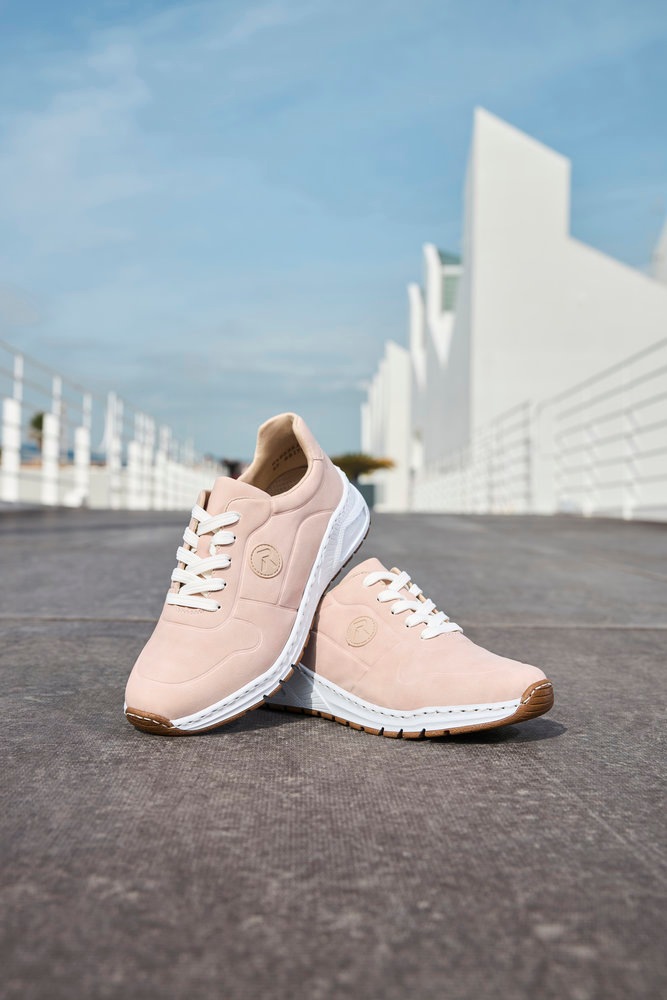 Rieker Sneaker mit MemoSoft-Innensohle, Freizeitschuh, Halbschuh, Schnürsch günstig online kaufen