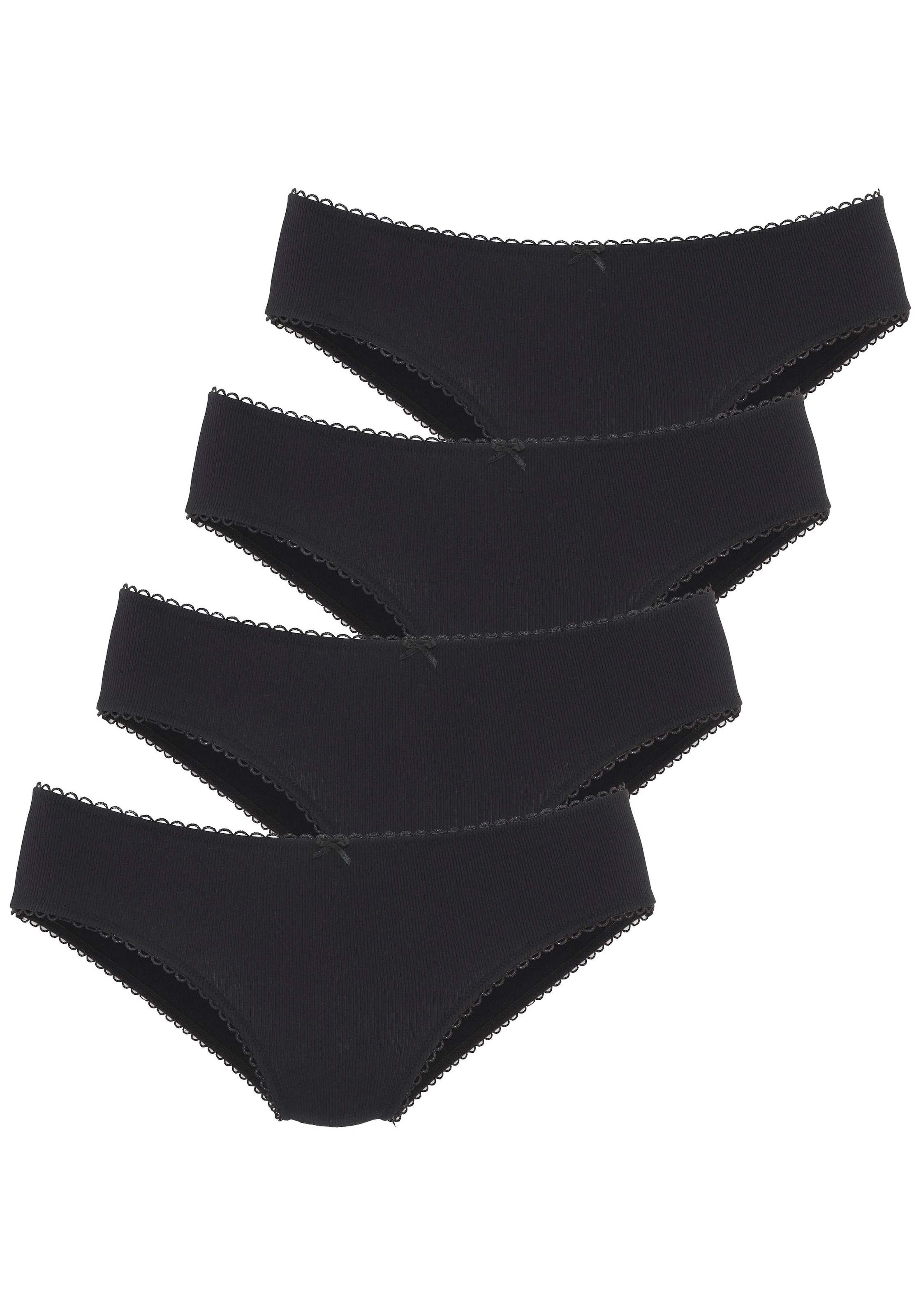 Vivance Jazz-Pants Slips, (Packung, 4 St.), aus weicher Baumwoll-Qualität