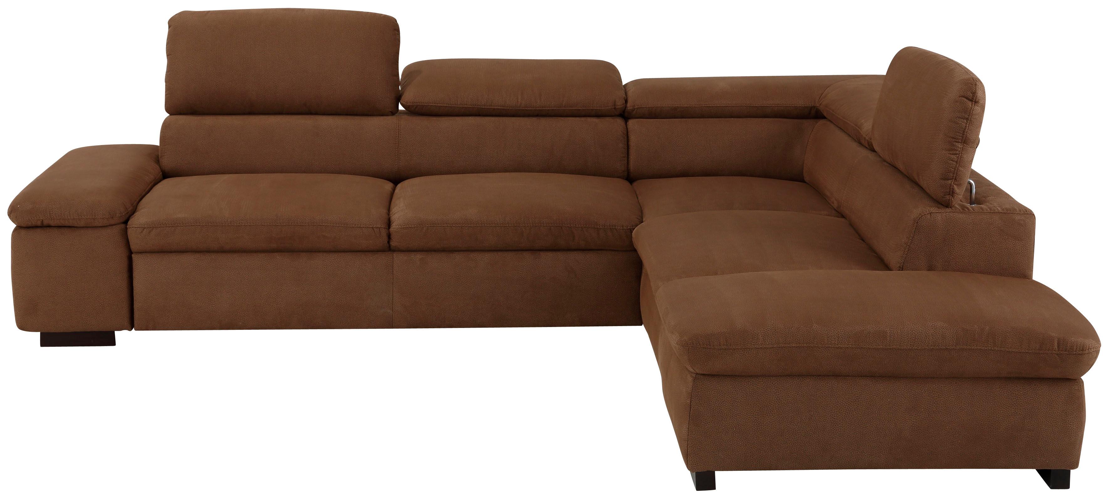 OTTO home Ecksofa "Alberto L-Form" mit Kopfteilverstellung, wahlweise mit Schlaffunktion