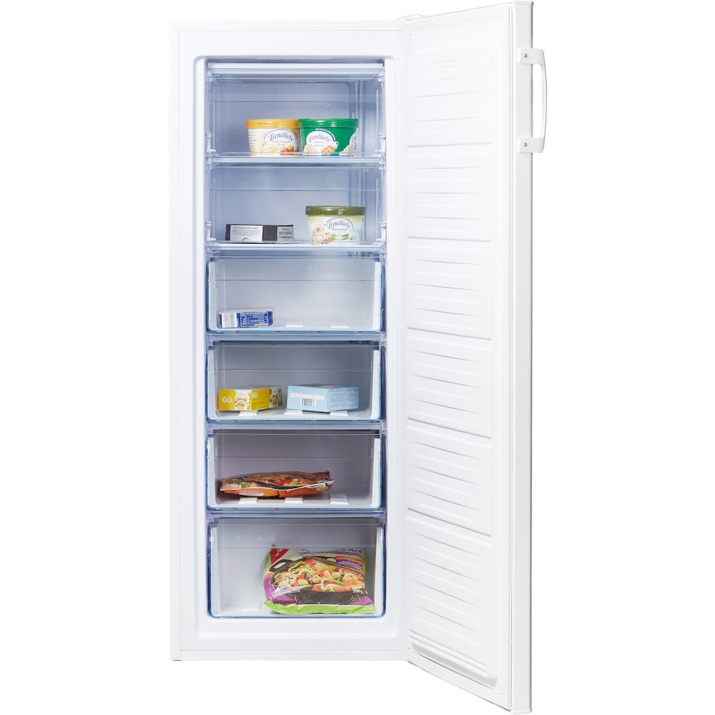 Amica Gefrierschrank »GS 324 100 W«, 141 cm hoch, 55 cm breit