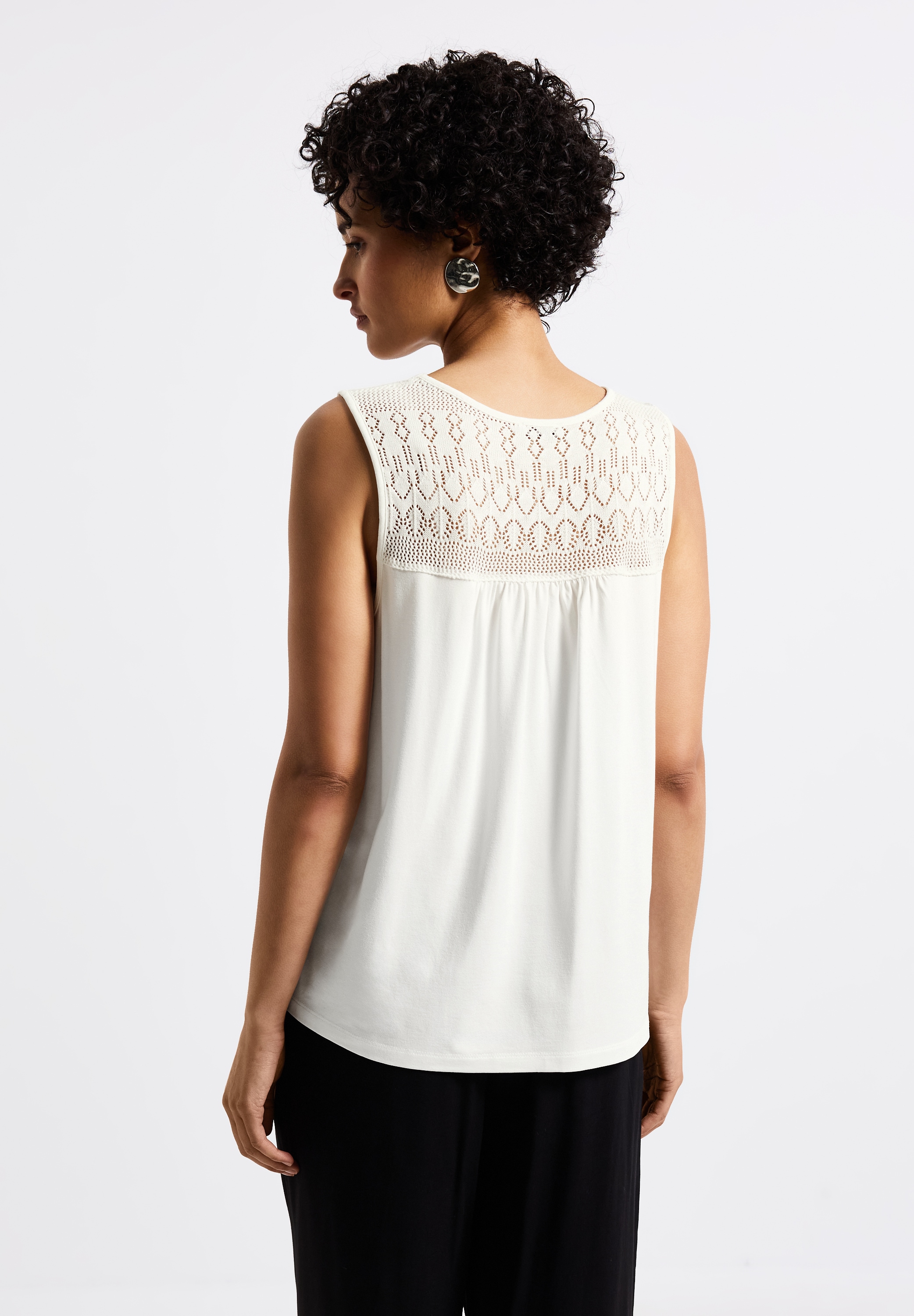 STREET ONE Shirttop, mit Ajour Details