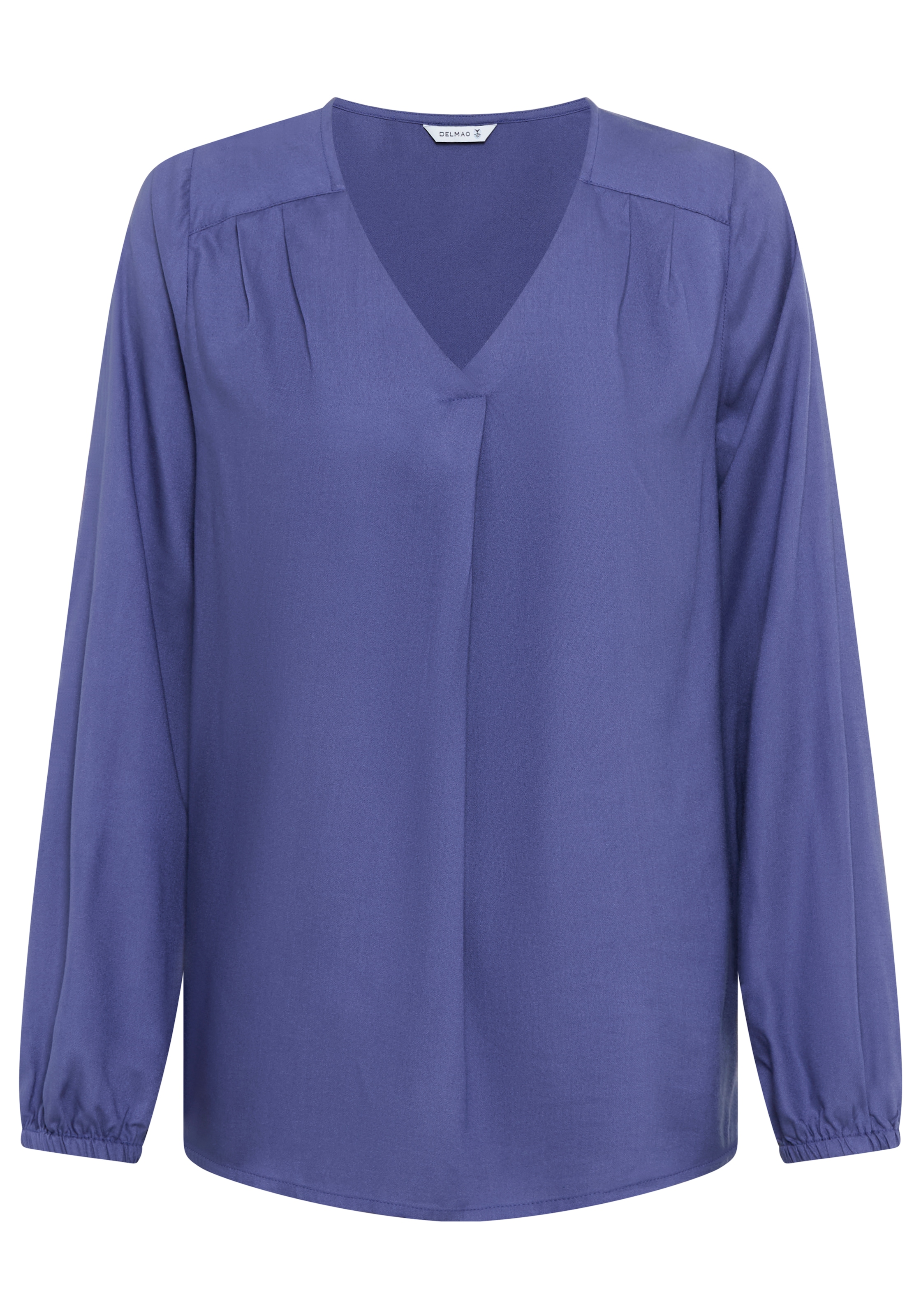 DELMAO Schlupfbluse, in femininer Form