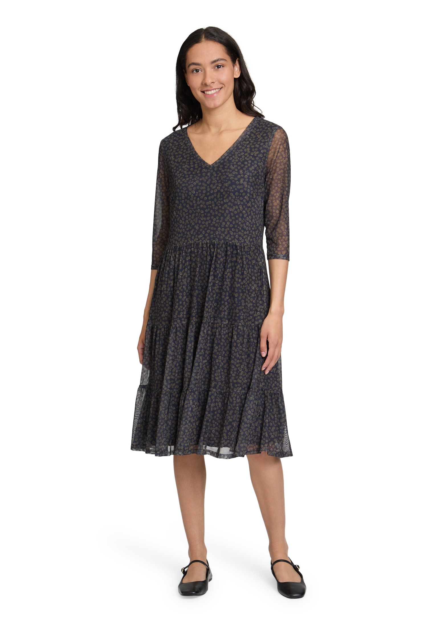 Vera Mont Sommerkleid "Damen Stufenkleid mit Stufen" Nahttasche günstig online kaufen
