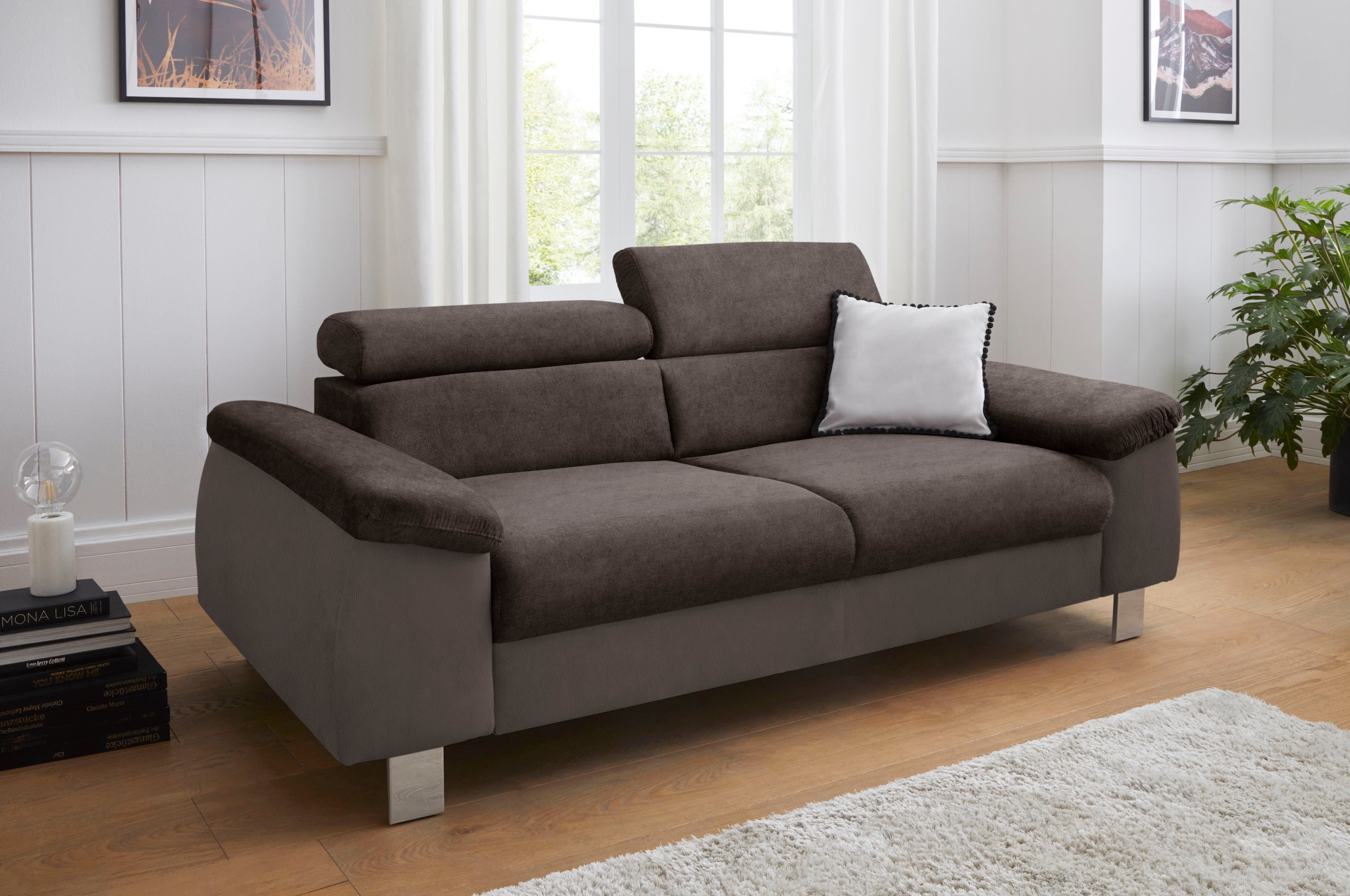 COTTA Polstergarnitur "Komaris, B: 193 bzw. 100 cm" Set, Set: 3er-Sofa & Ho günstig online kaufen