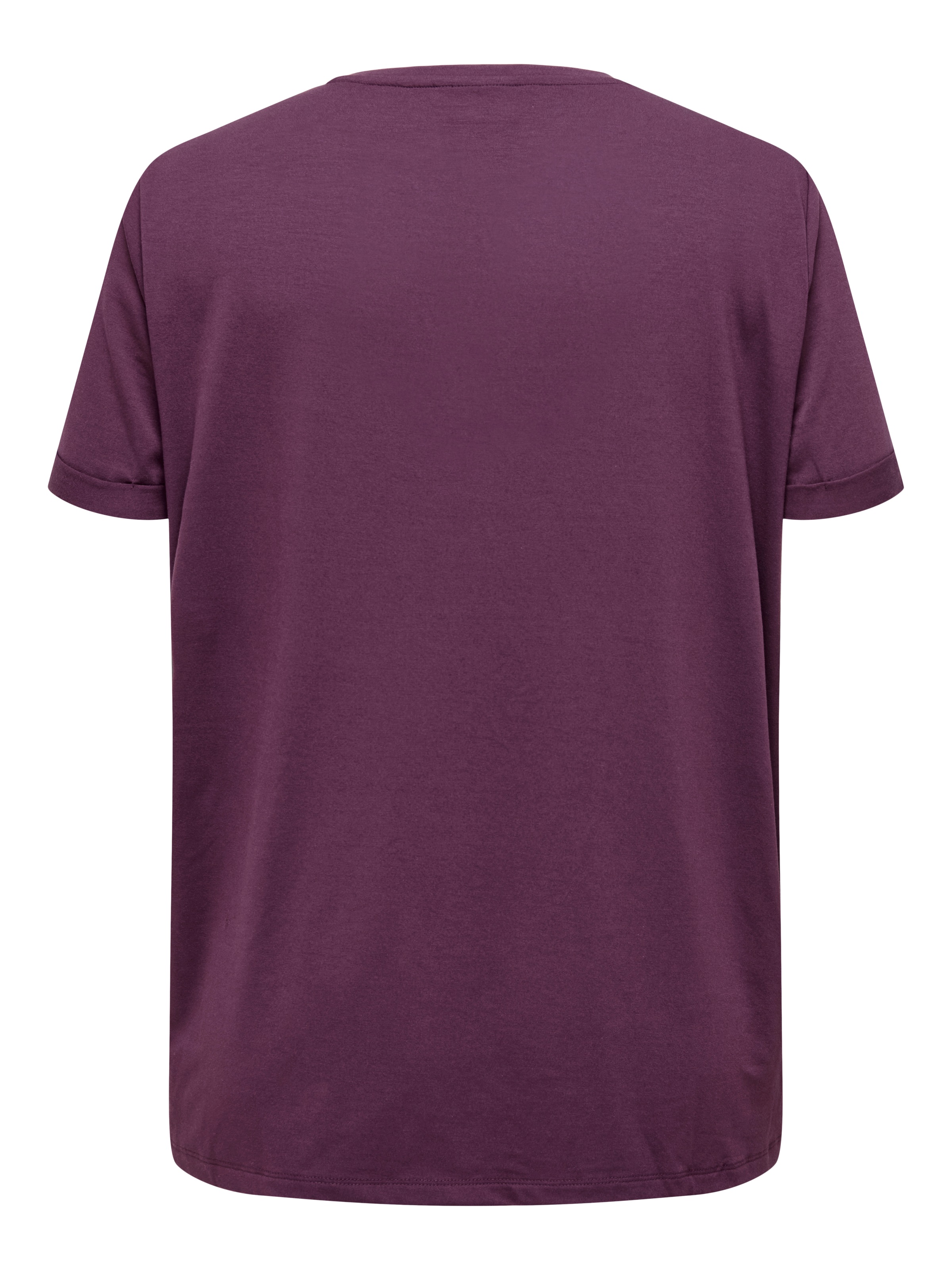 ONLY CARMAKOMA Kurzarmshirt "CARMOSTER S/S FOLD UP TOP JRS NOOS" günstig online kaufen