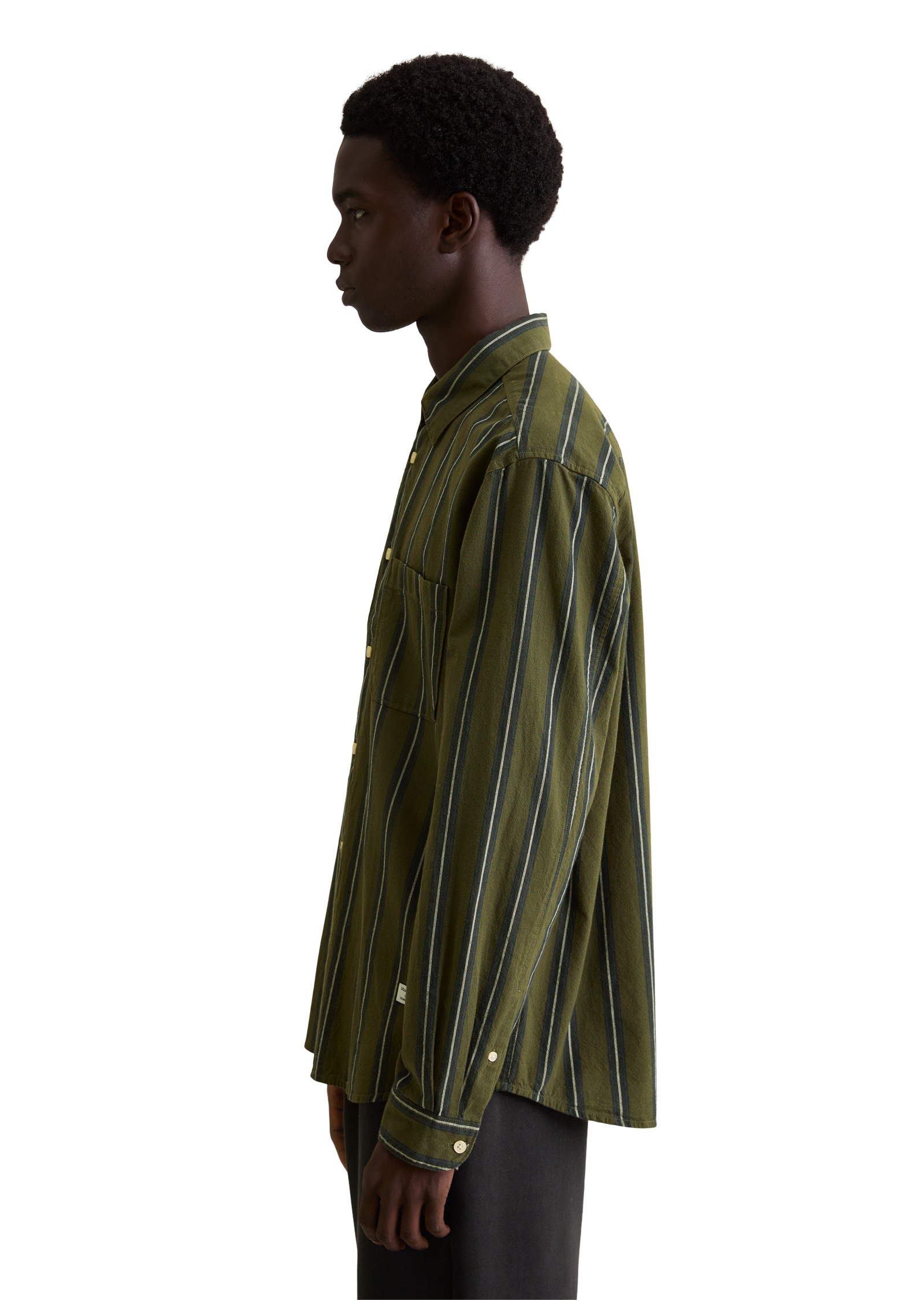 Marc OPolo DENIM Langarmhemd "mit mehrfarbigen Streifen" günstig online kaufen