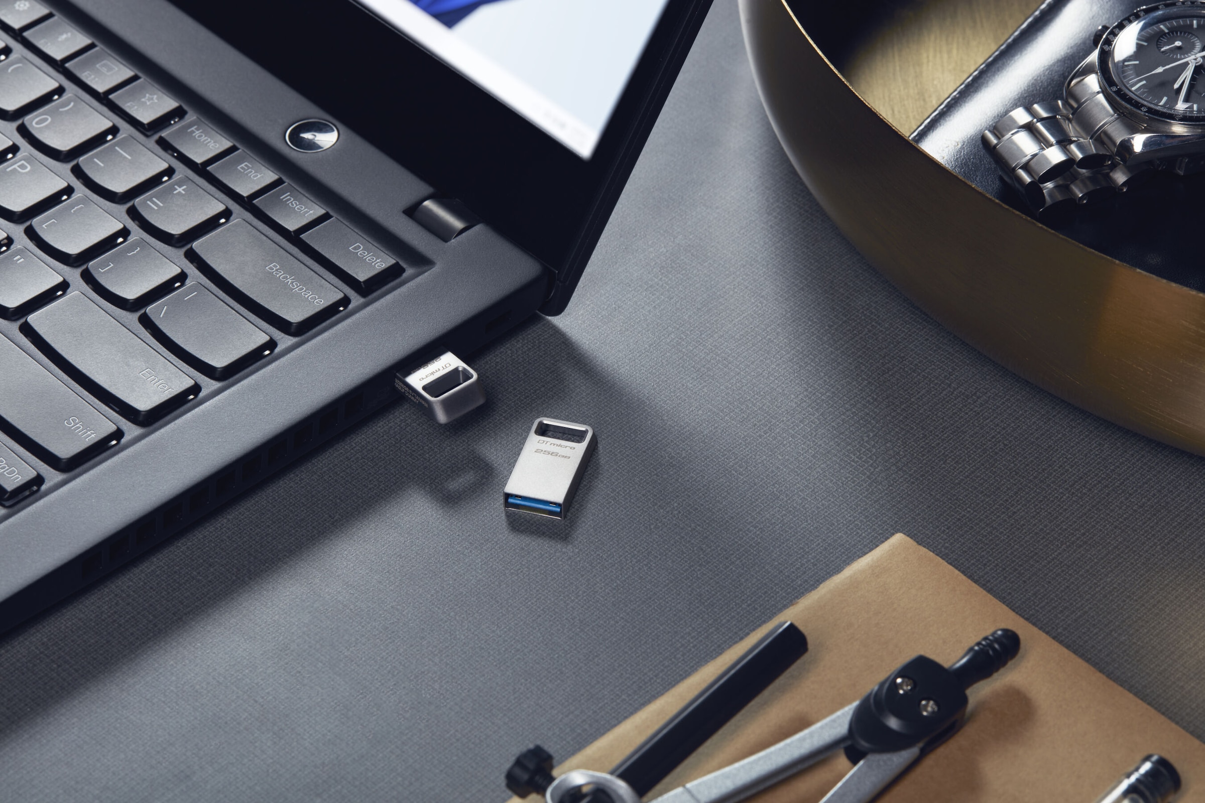 Kingston USB-Stick »256GB DataTraveler Micro 200MB/s Metal USB 3.2 Gen 1«