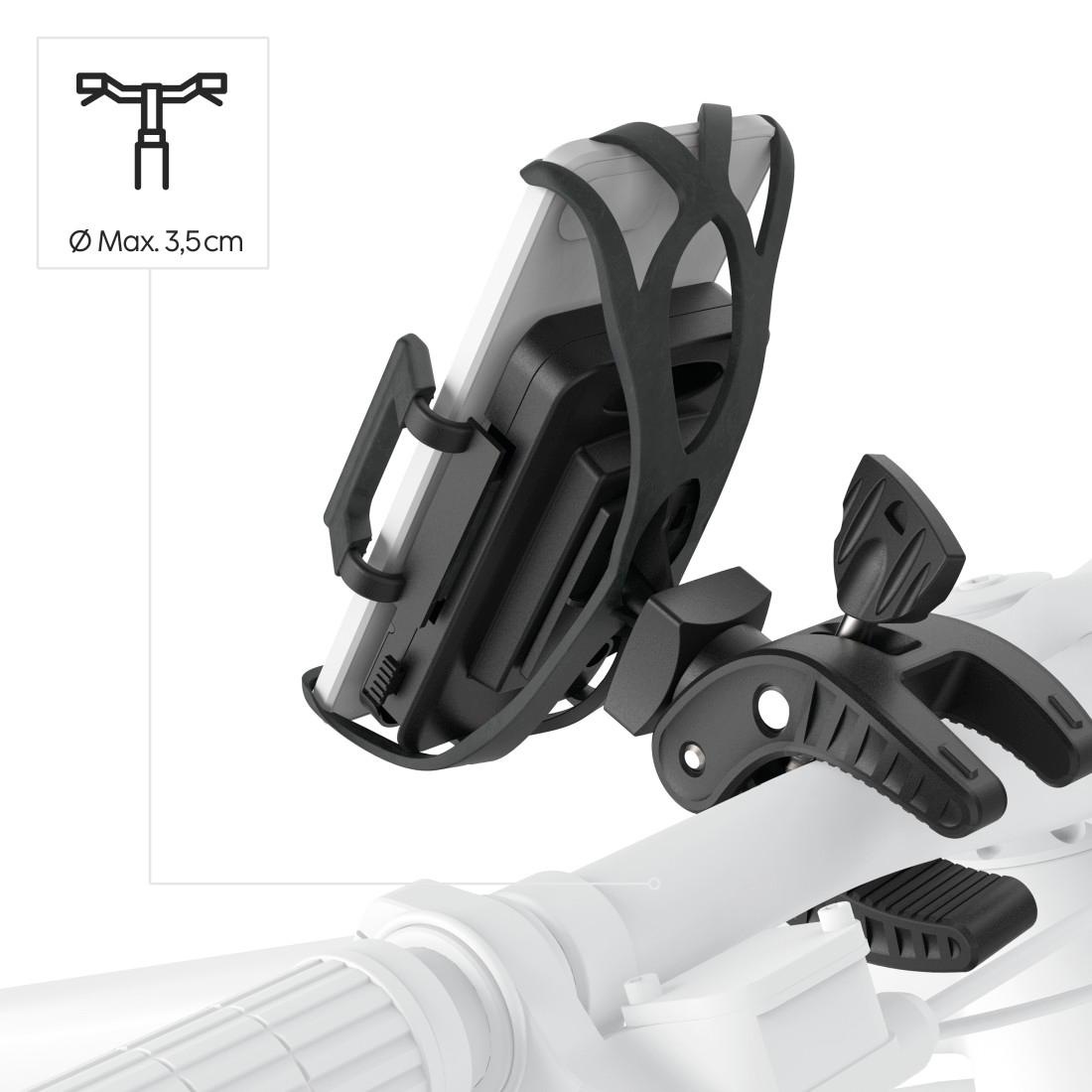 Hama Smartphone-Halterung »Fahrrad-Handyhalterung Strong 360 Grad drehbar univers. f. Smartphones«