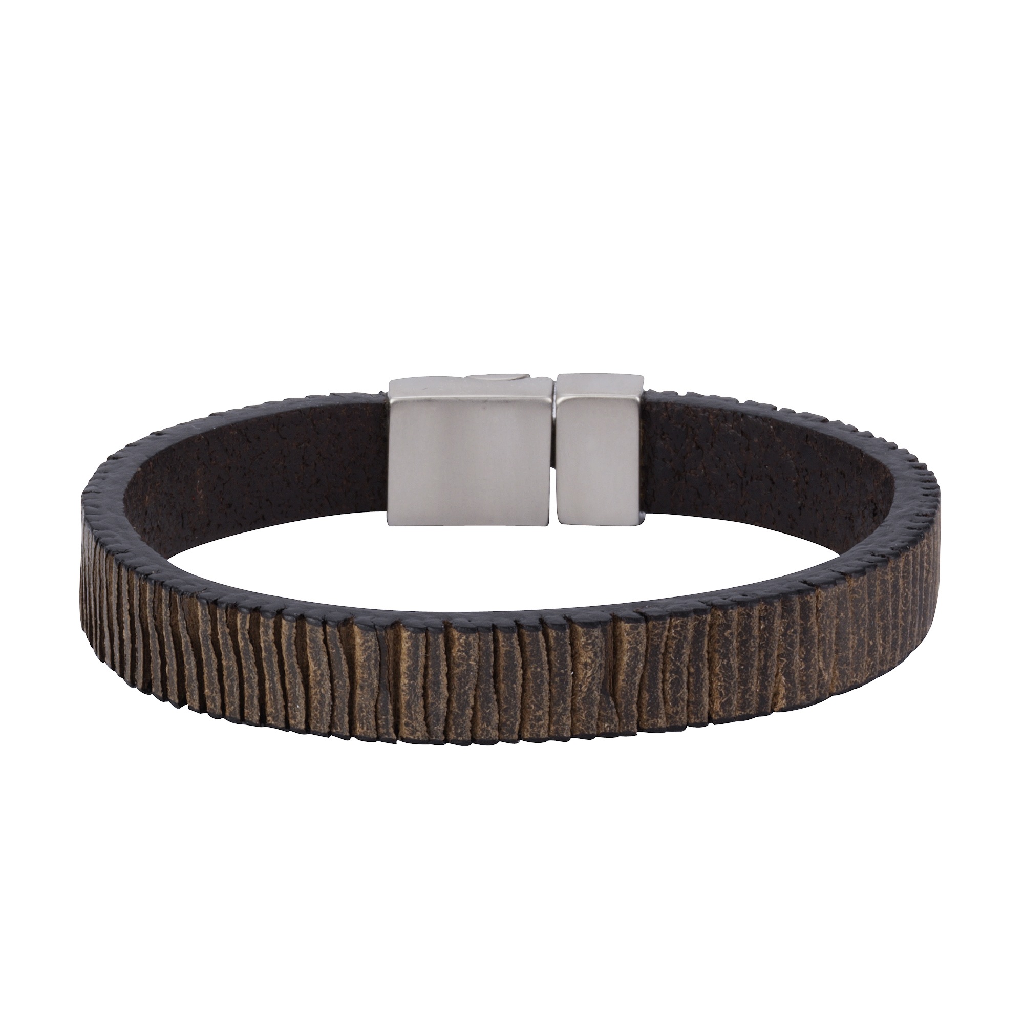 NOX kaufen BAUR Edelstahl« Armband »Leder schwarz |