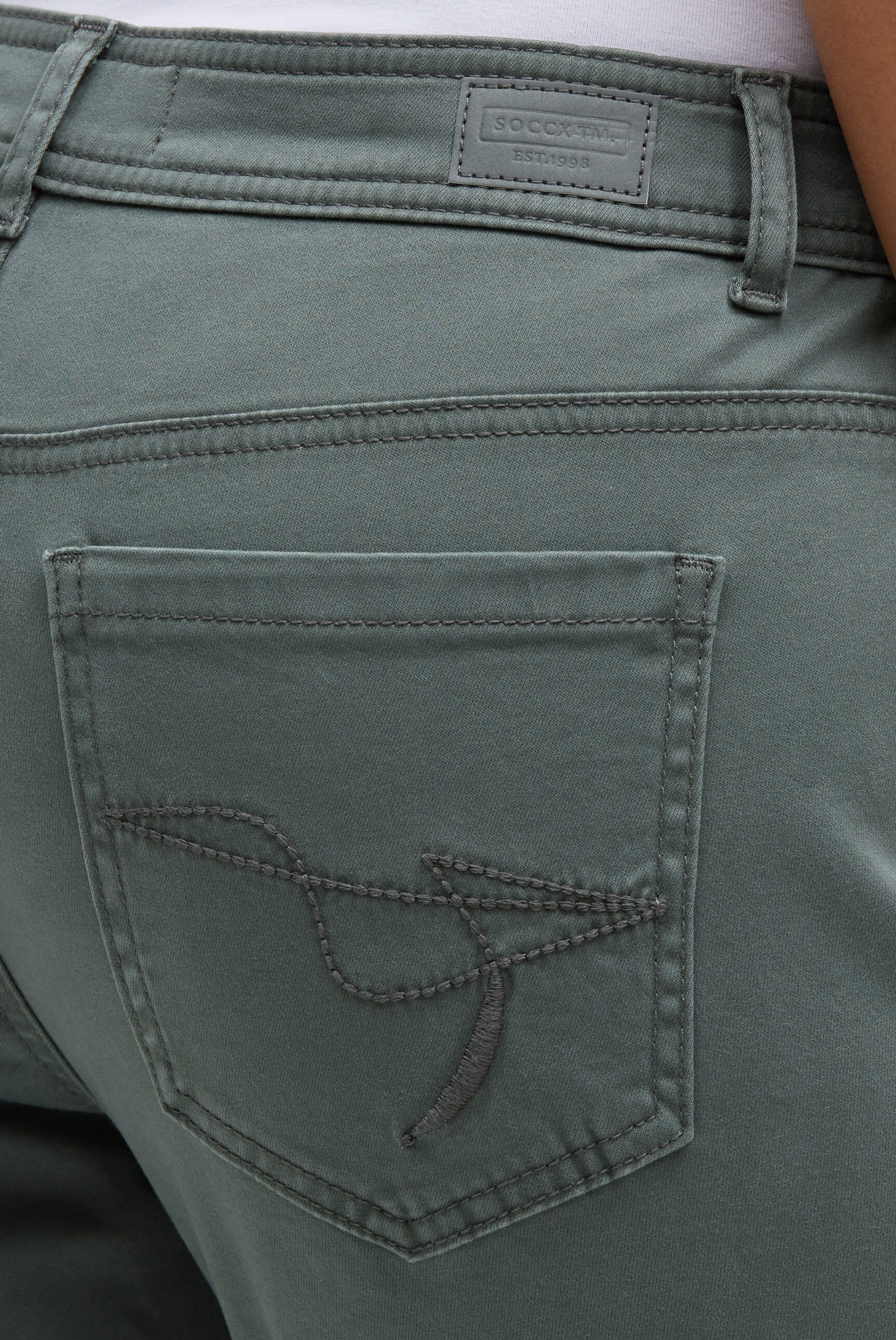 SOCCX Comfort-fit-Jeans mit normaler Leibhöhe