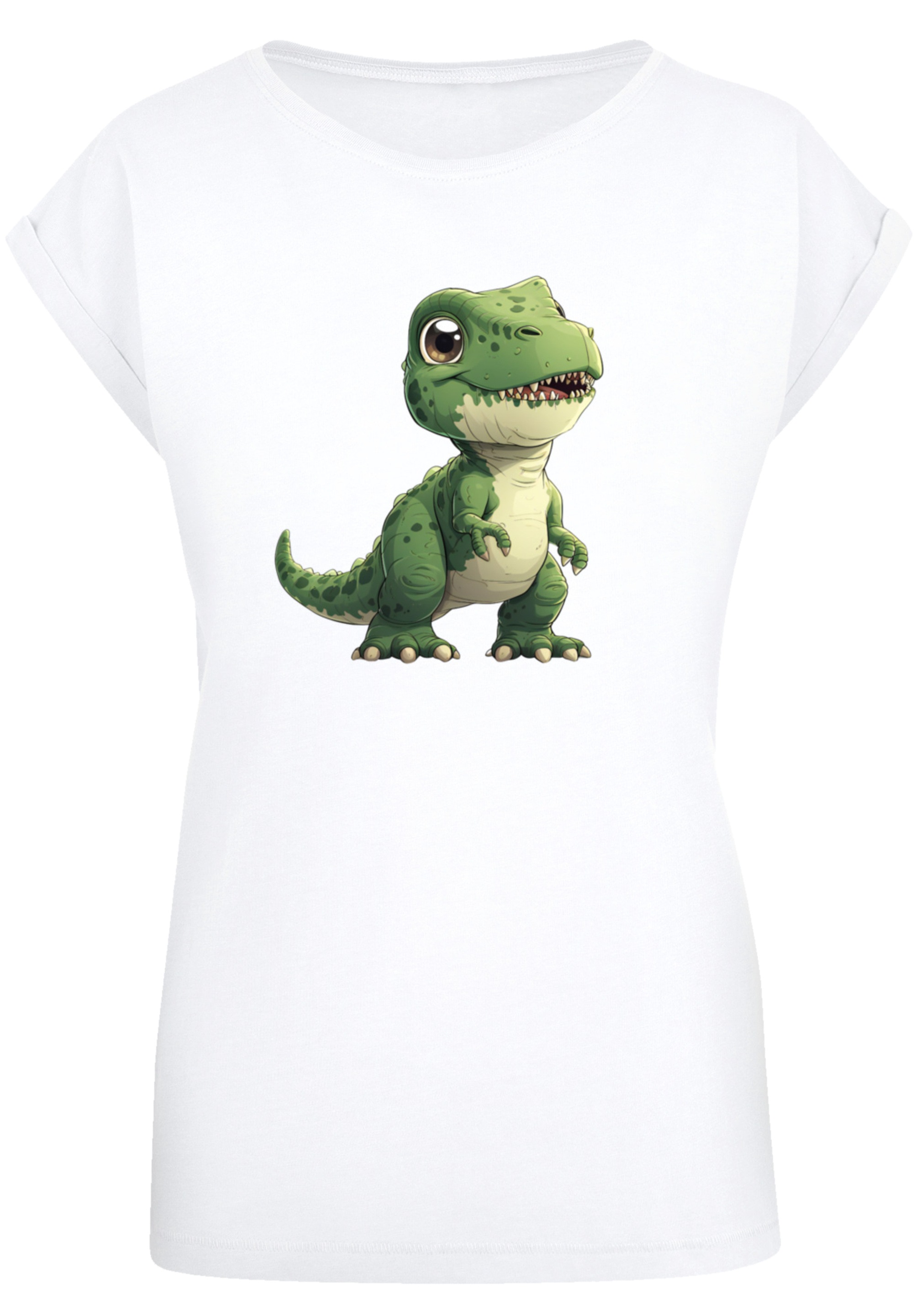 F4NT4STIC T-Shirt »Süßer grüner Dino«, Premium Qualität