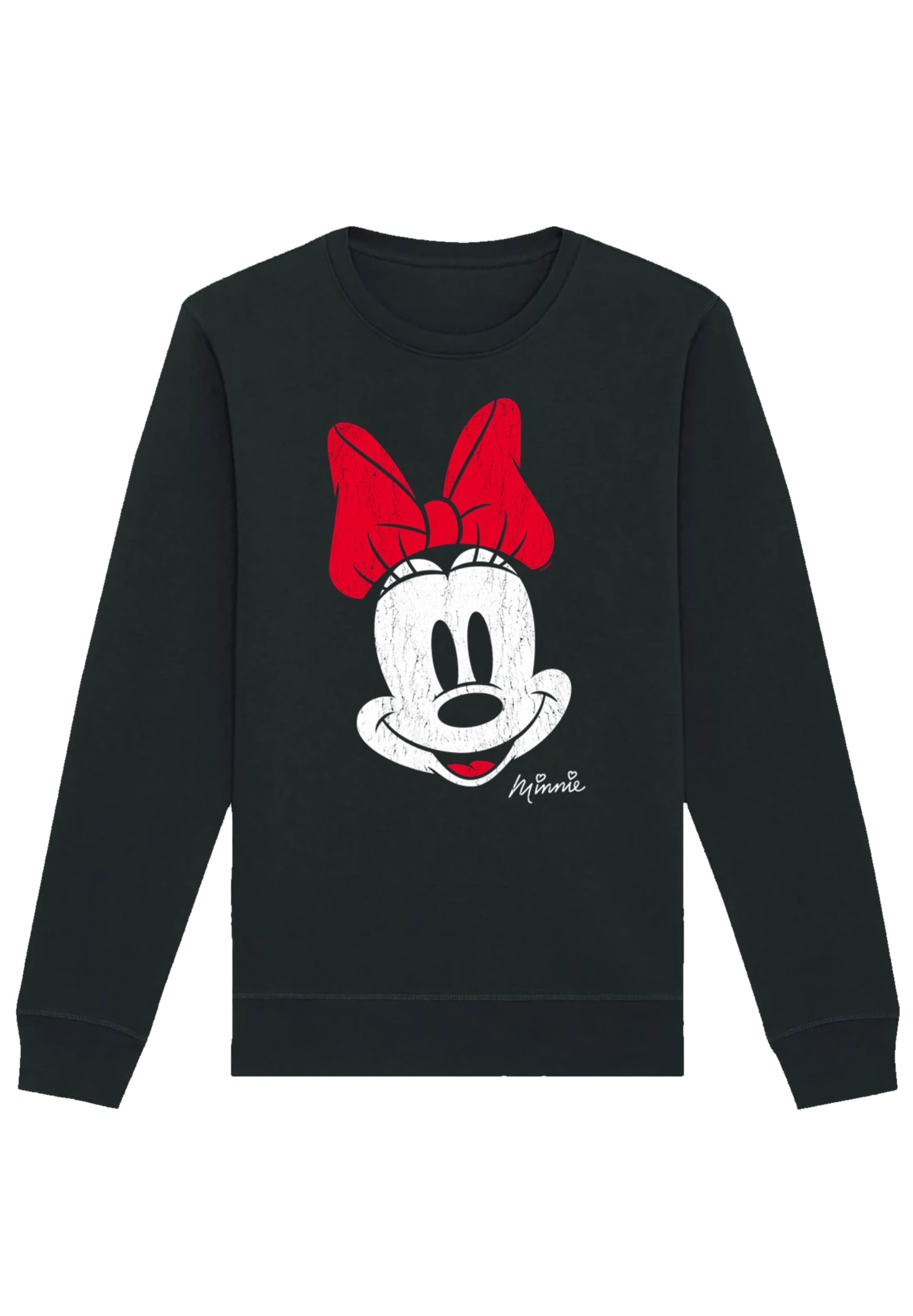 F4NT4STIC Sweatshirt »Disney Micky Maus Minnie Gesicht Vintage Look«, Premium Qualität