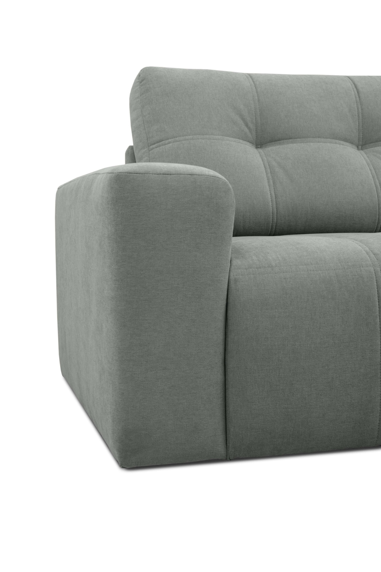 Home affaire Ecksofa »Turnon, Lounge-sofa, Breite 221 cm« Chenille, mit Knopf- und Doppelsteppung, elegantes Aussehen